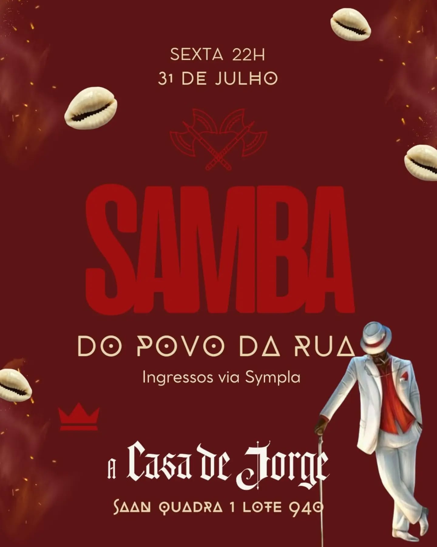 🎶 SAMBA DO POVO DA RUA NA CASA DE JORGE 🎶