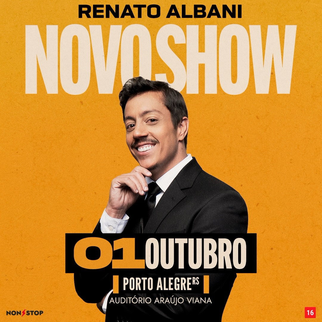 Divulgação de Renato Albani - Novo Show