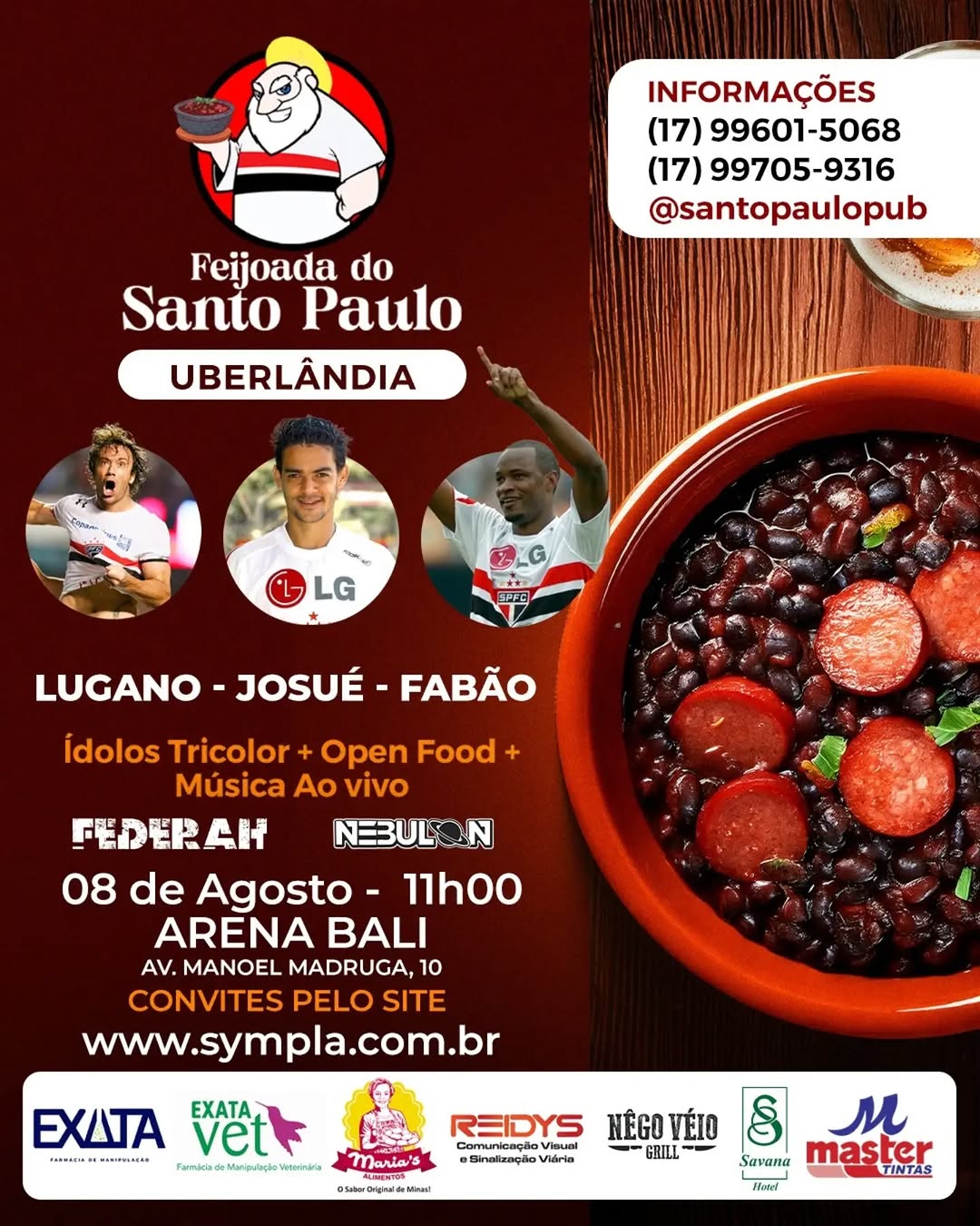 ALÔ UBERLÂNDIA, NOSSO TIME ESTA FORMADO. 🔴⚪⚫