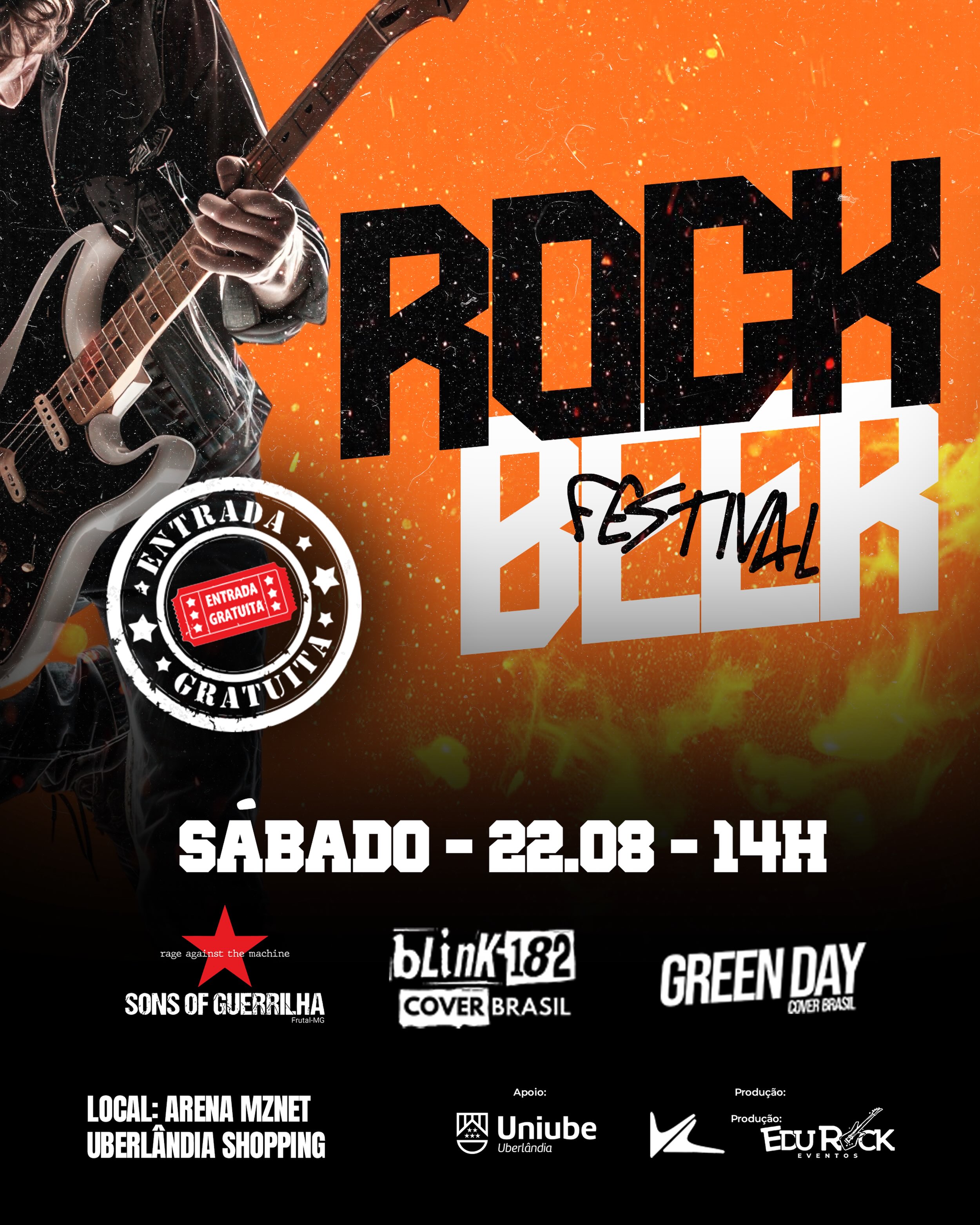 🎸 O ROCK VAI TOMAR CONTA DE UBERLÂNDIA! 🤘🔥