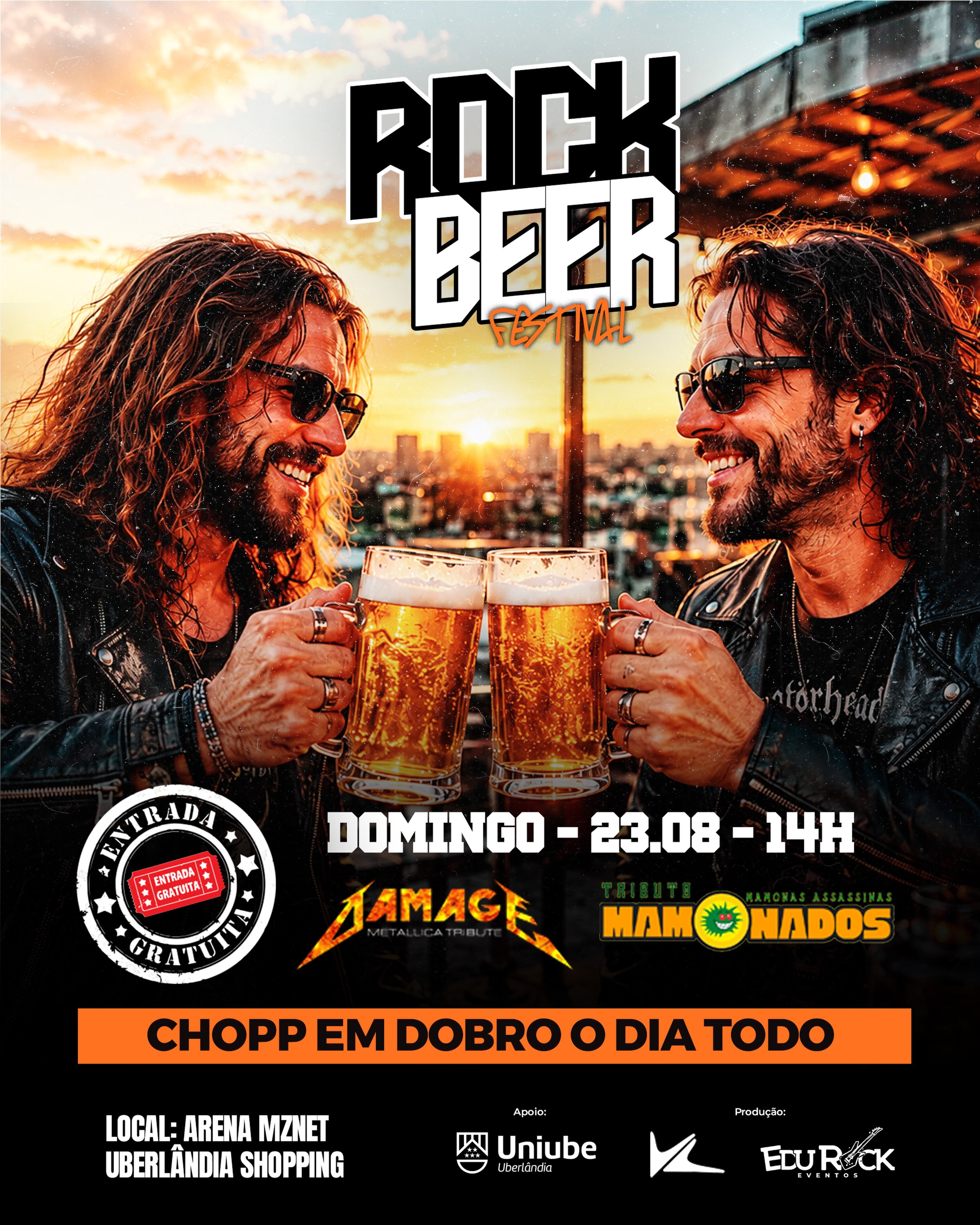 🍺🤘 DOMINGO É DIA DE ROCK, CERVEJA E MUITA ENE...