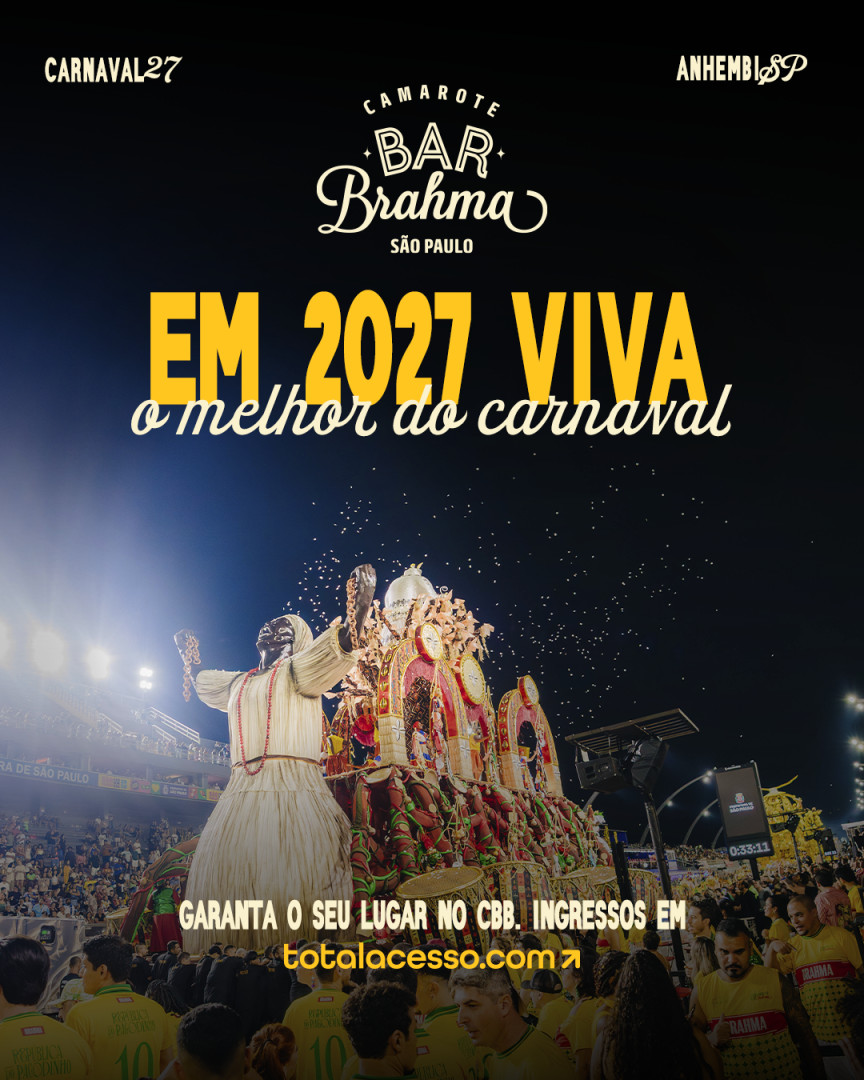 Divulgação de Camarote Bar Brahma Carnaval 2027