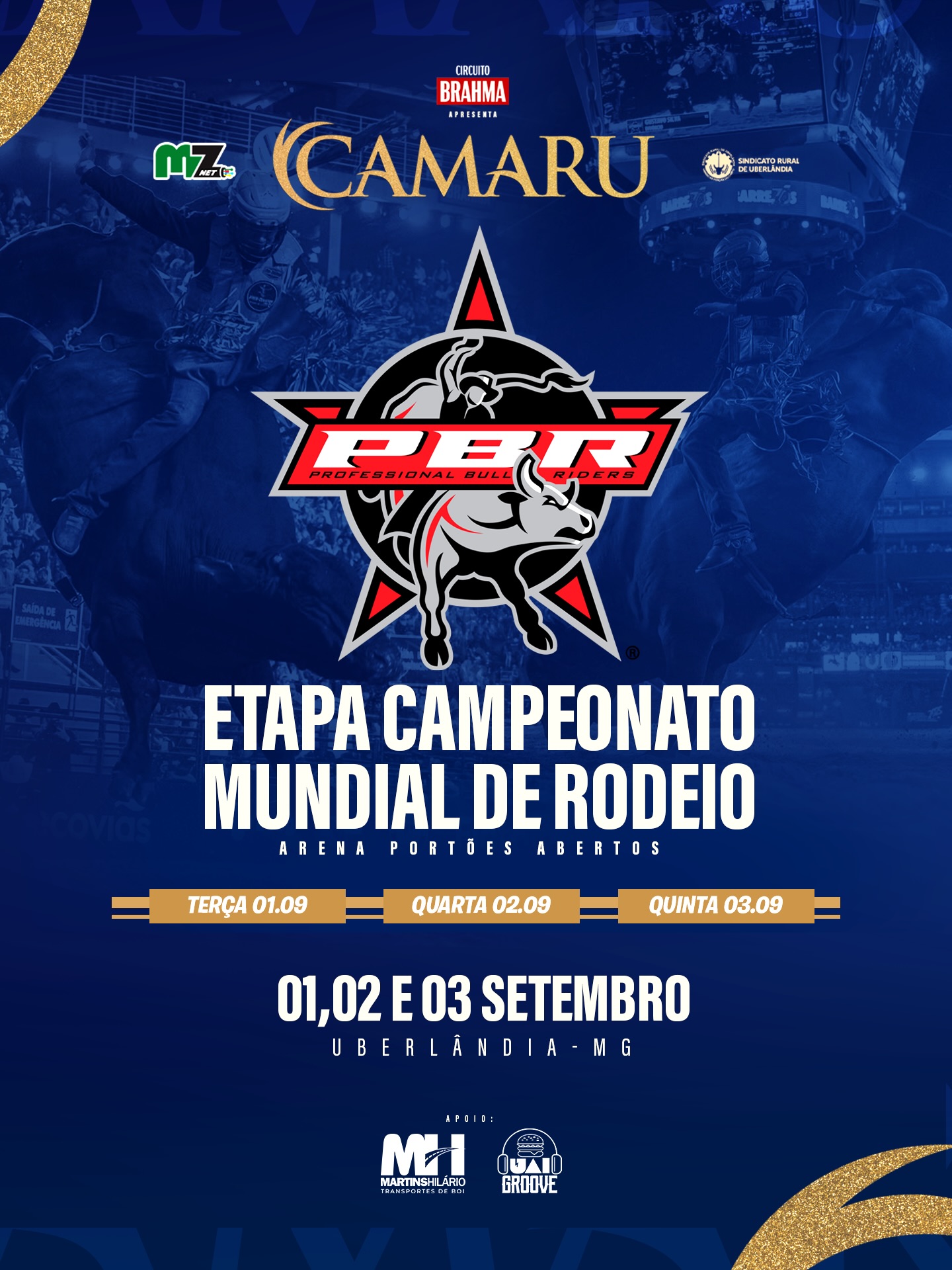 Divulgação de Etapa Campeonato Mundial de Rodeio - PBR
