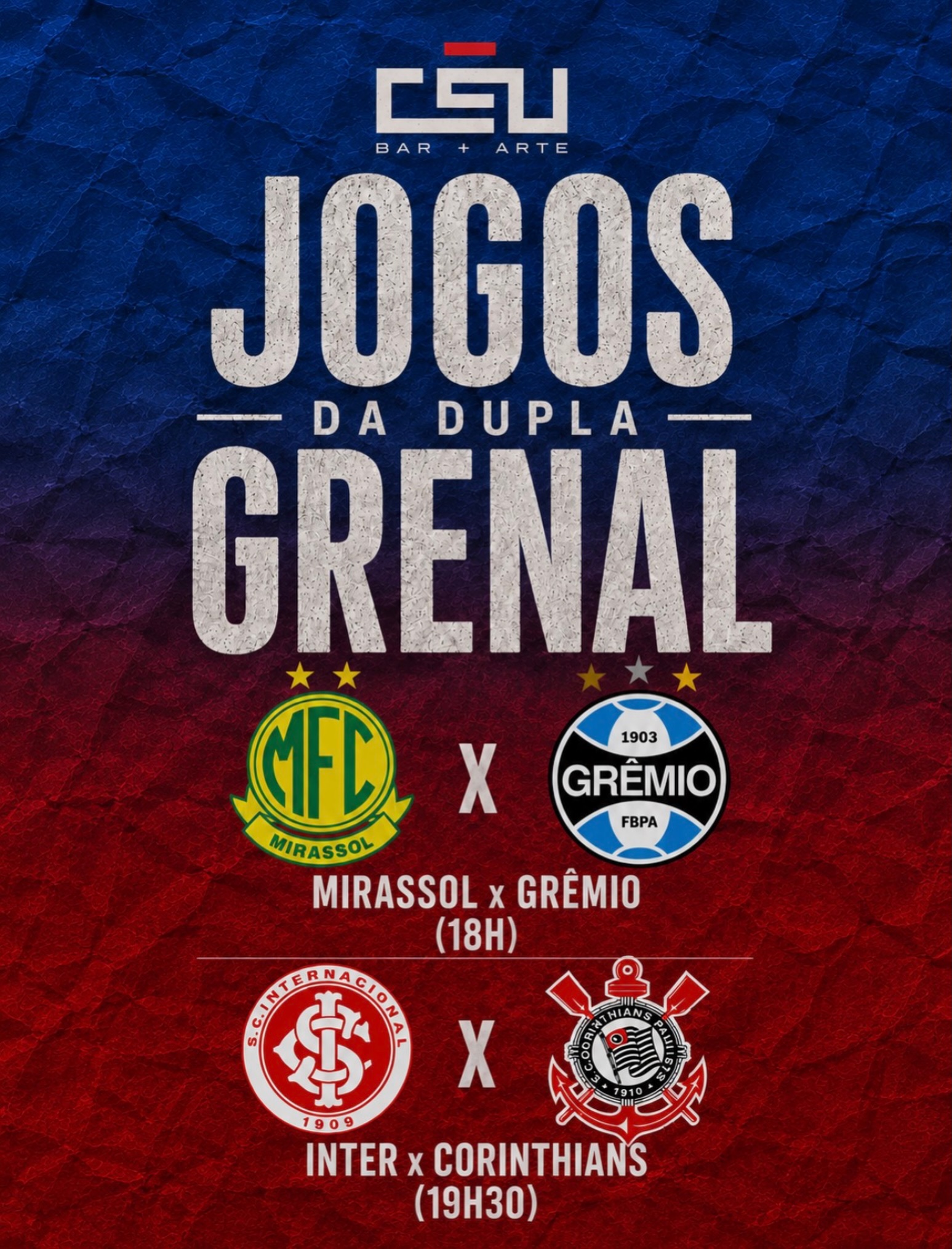 ⚽ DUPLA GRENAL NA COPA DO BRASIL ⚽