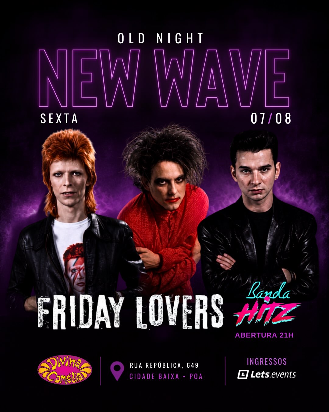 ⚡️SEXTA, 07/08 – OLD NIGHT: NEW WAVE