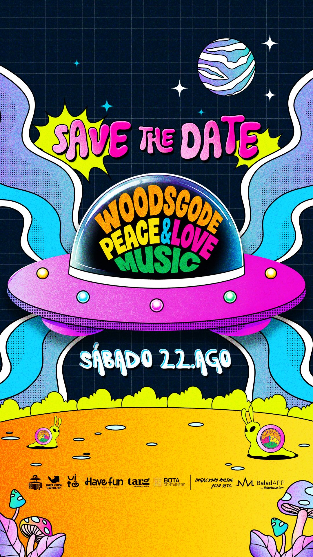 Divulgação de WOODSGODE PEACE & LOVE MUSIC