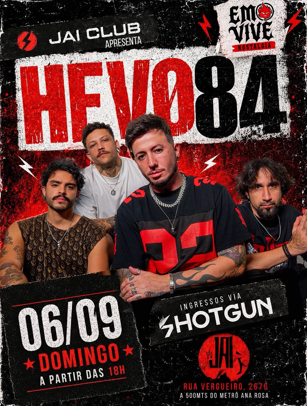 Divulgação de HEVO84 - Emo Vive Nostalgia