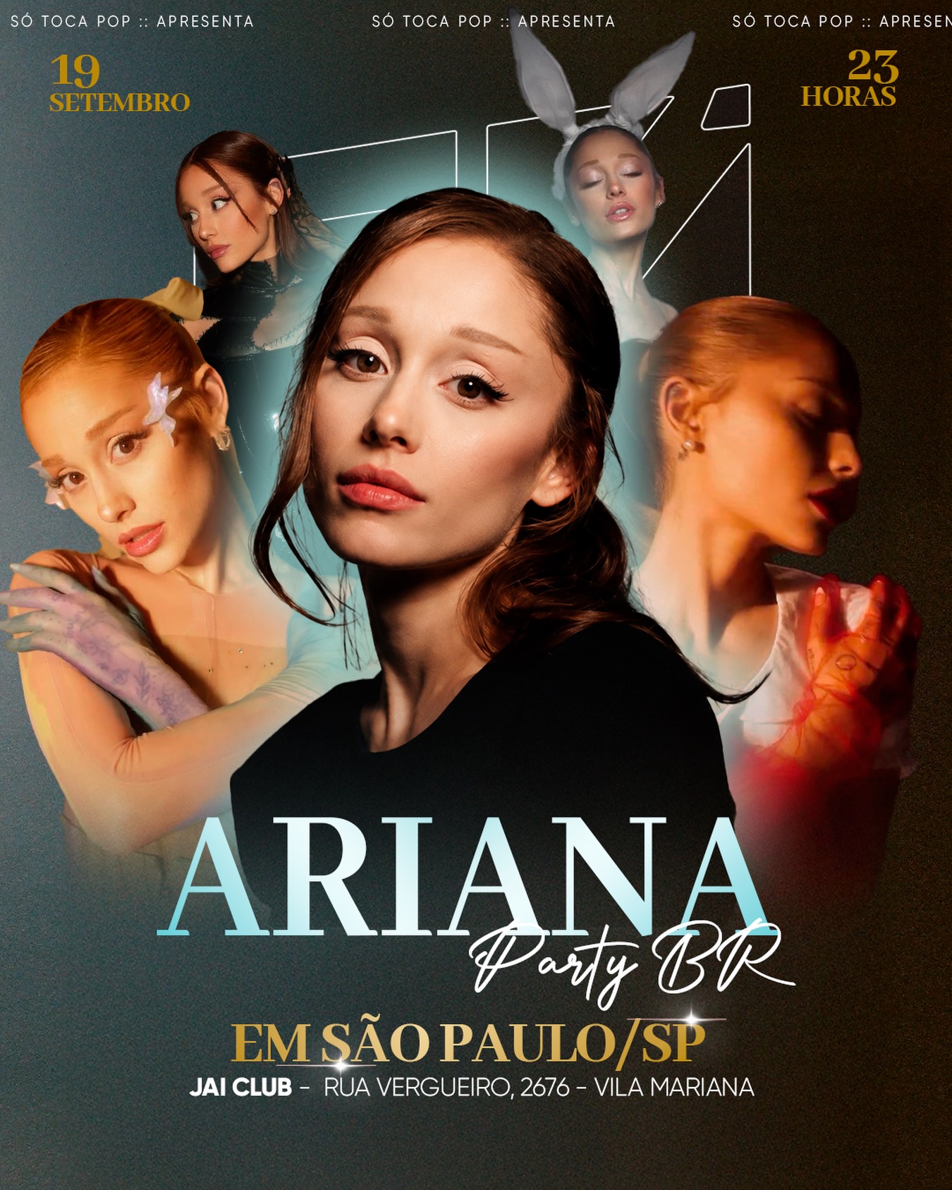 Divulgação de Só Toca Pop: Ariana Grande Party BR