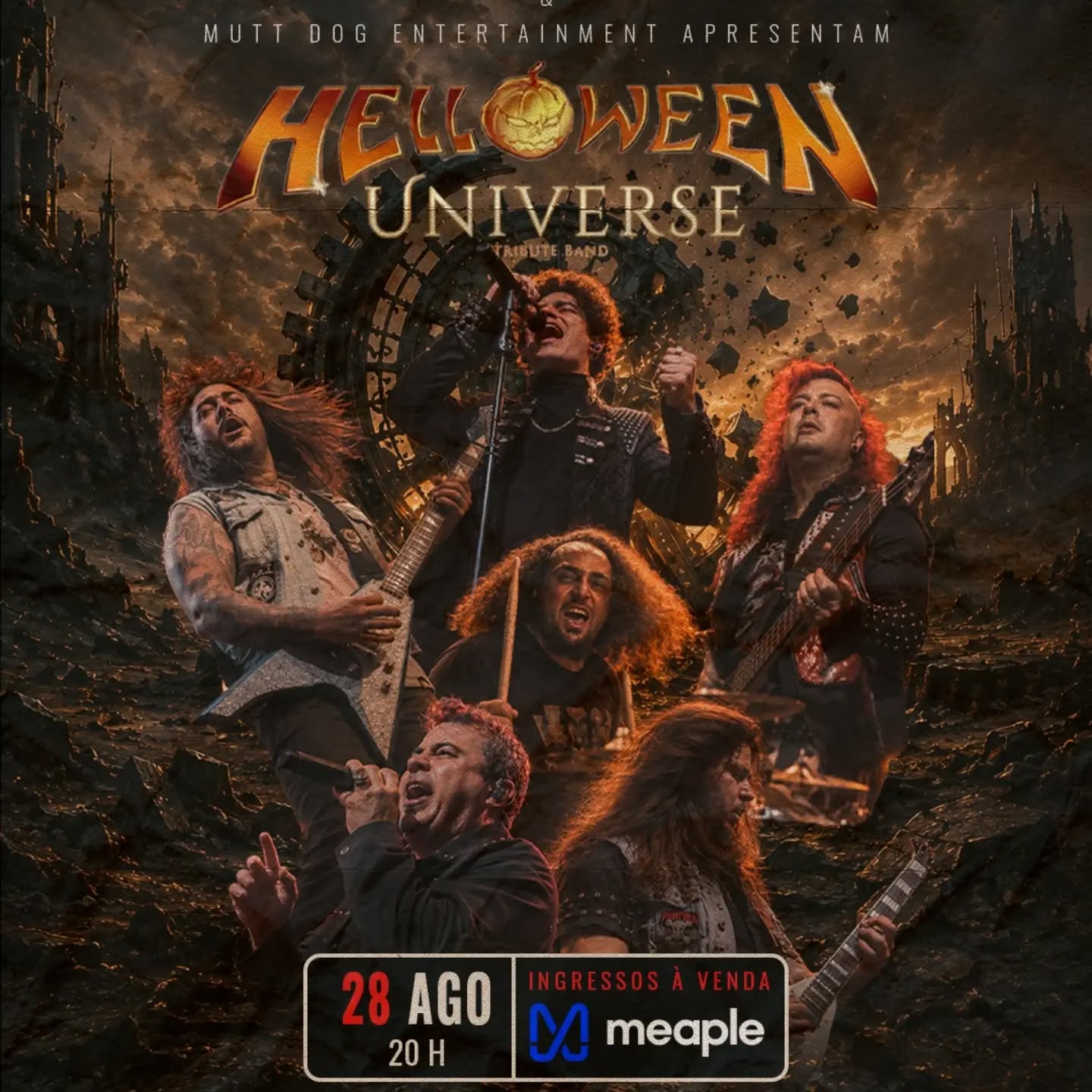 Divulgação de Helloween Universe | Tribute Band