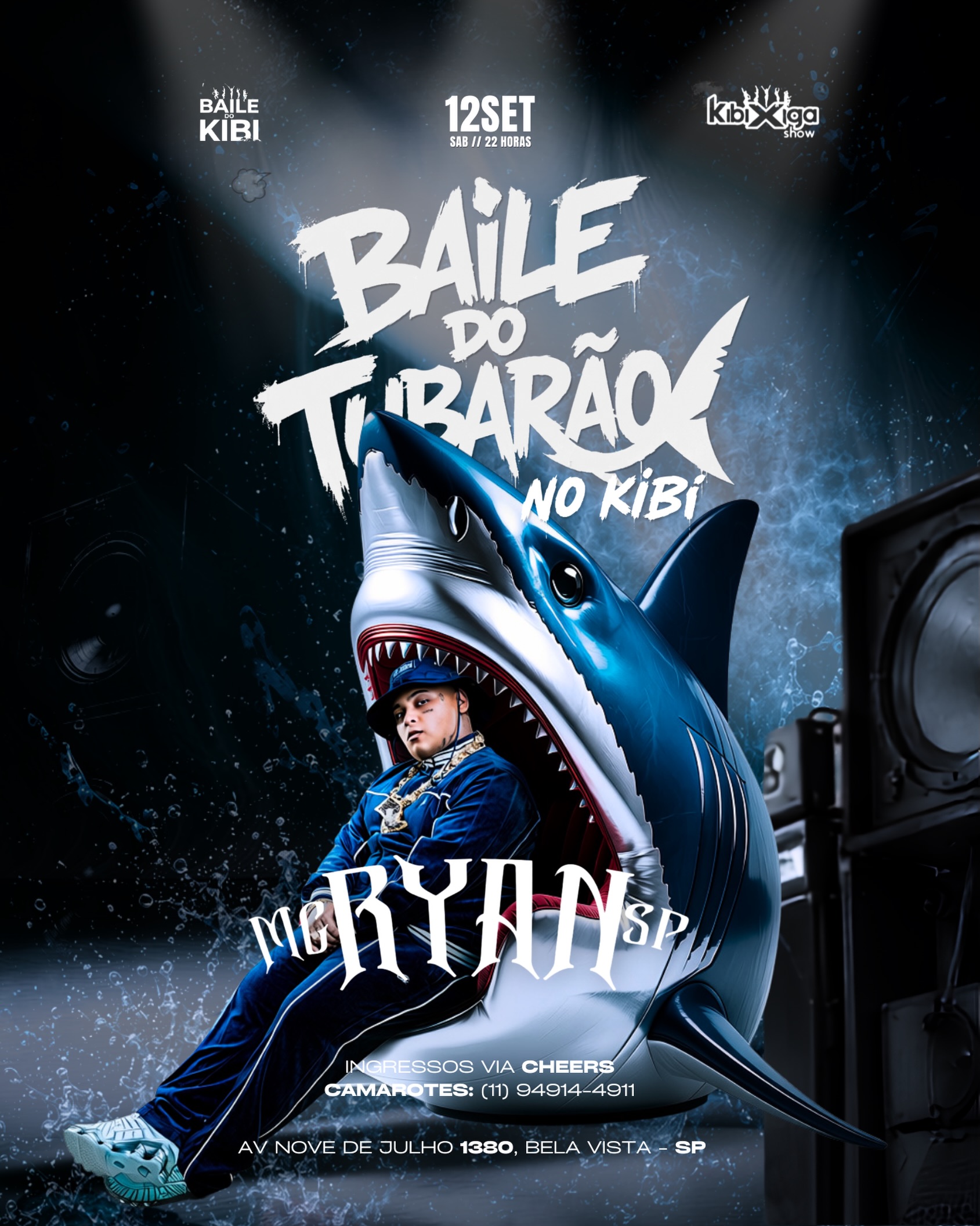 Divulgação de Baile do Tubarão