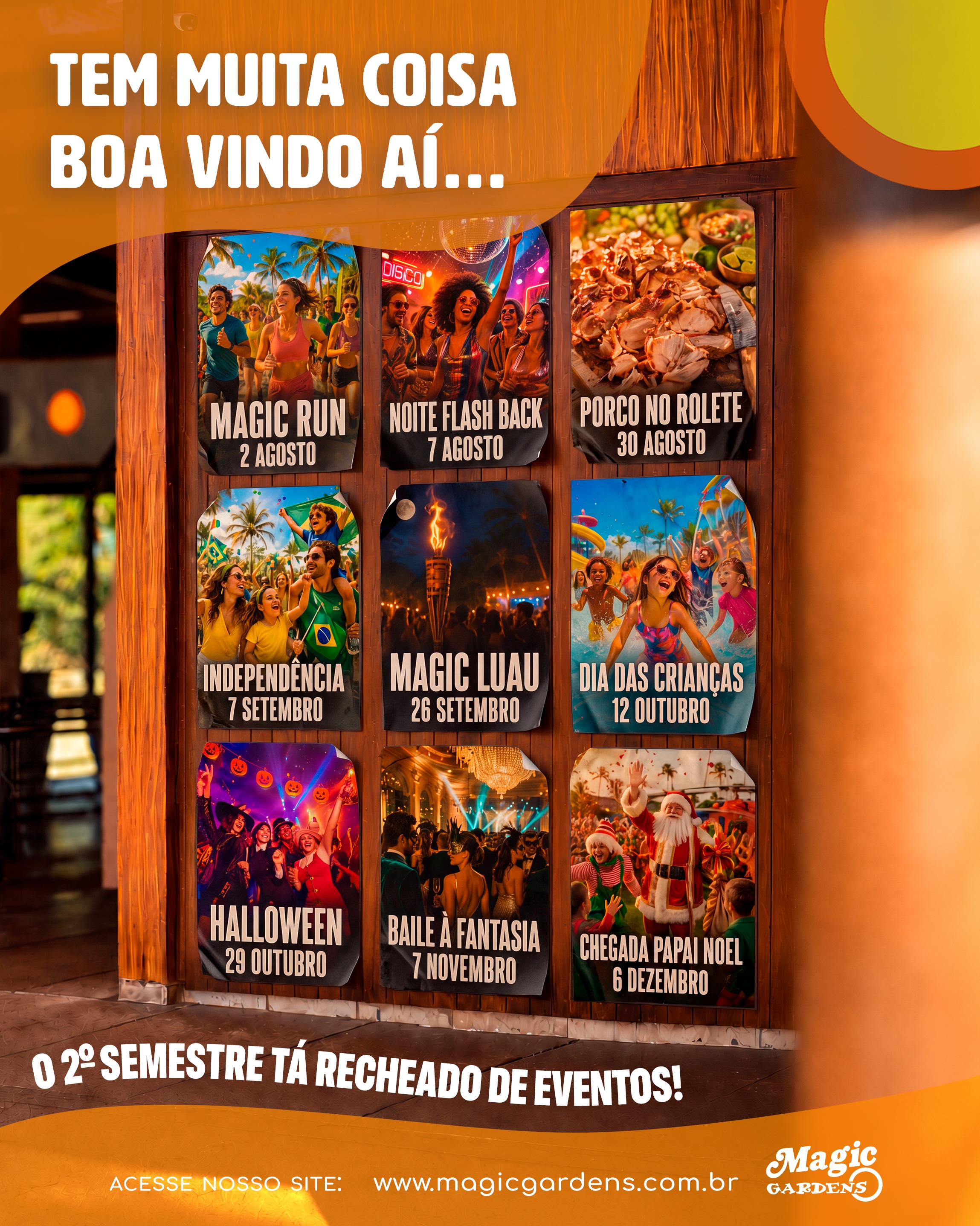Divulgação de Magic Luau