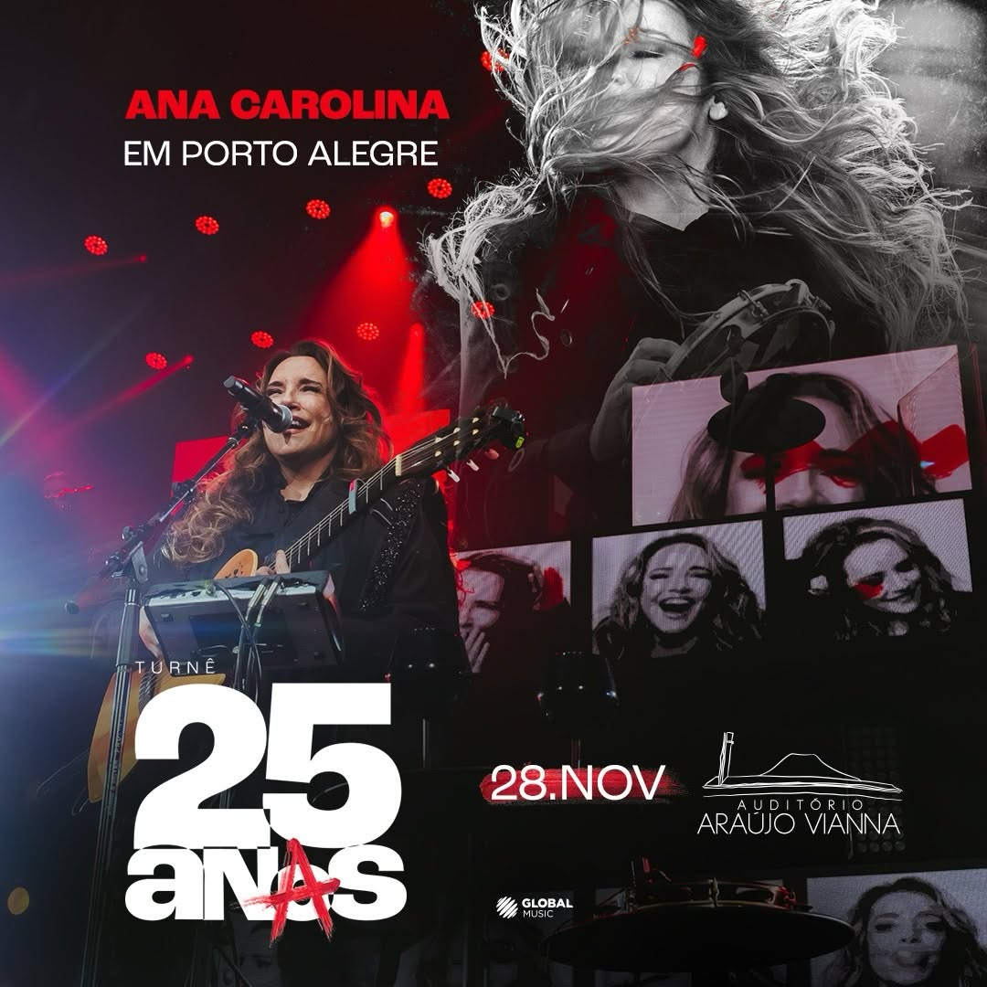 ANA CAROLINA ESTÁ DE VOLTA AO ARAÚJO VIANNA COM...