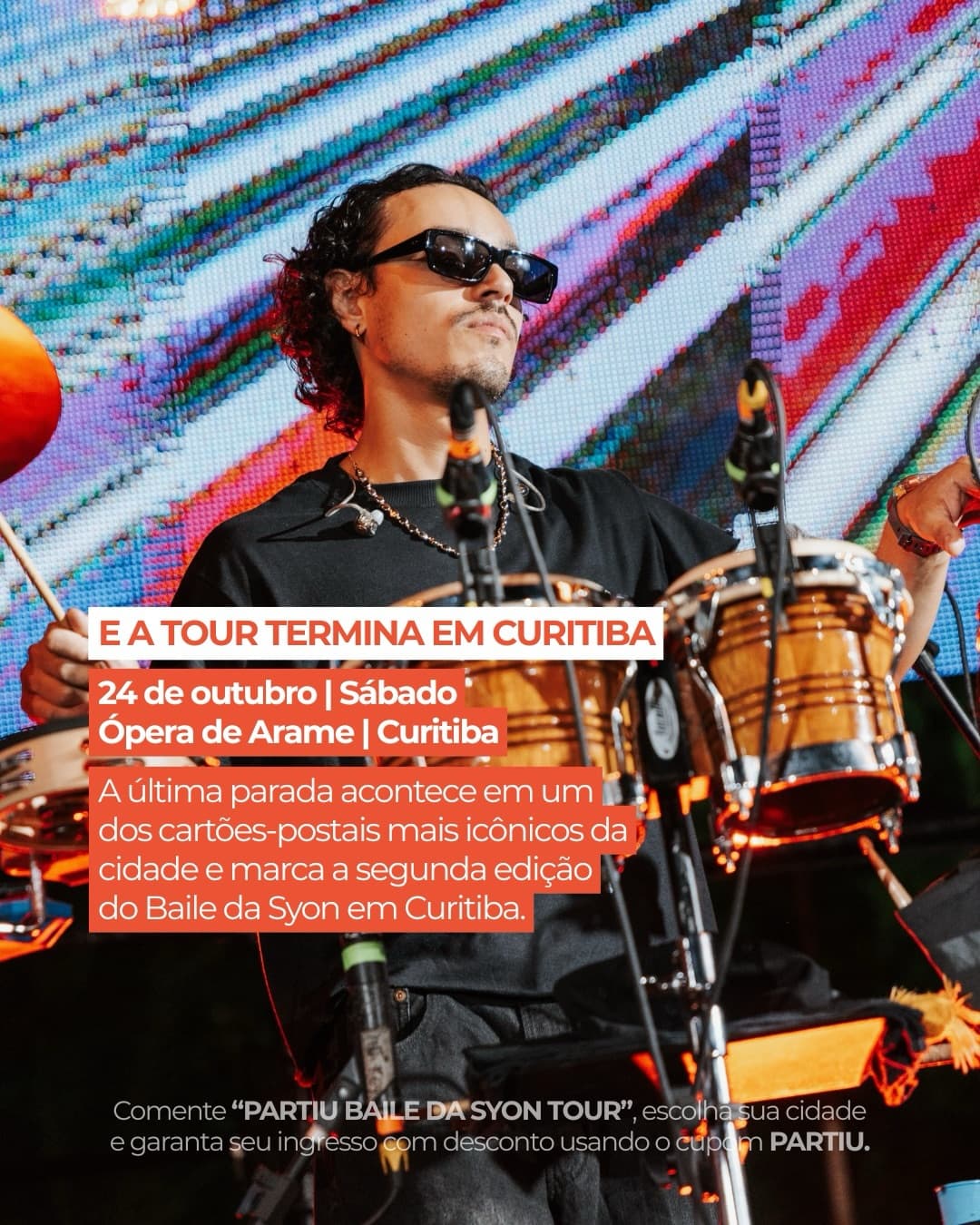 Divulgação de Baile da Syon Tour 2026 - Curitiba