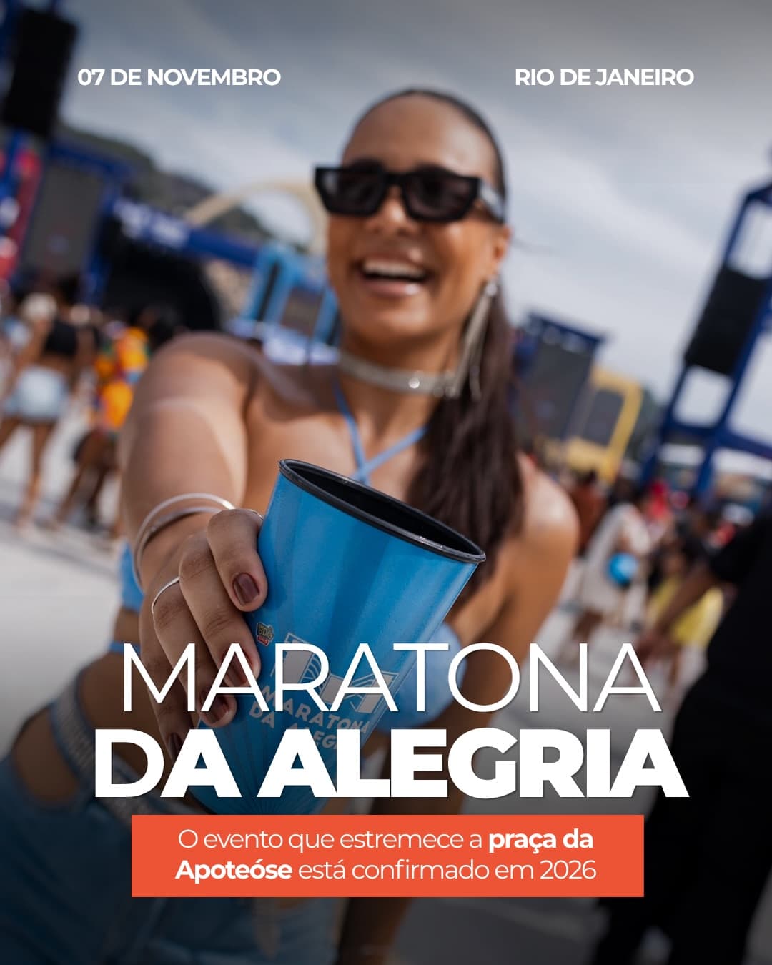 Divulgação de Maratona da Alegria 2026