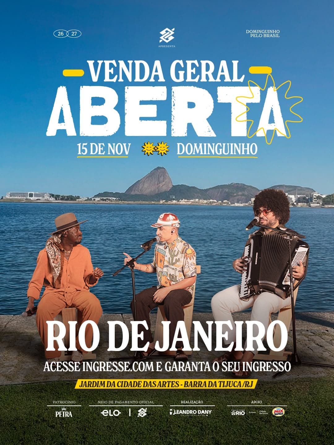 Divulgação de Dominguinho no Rio