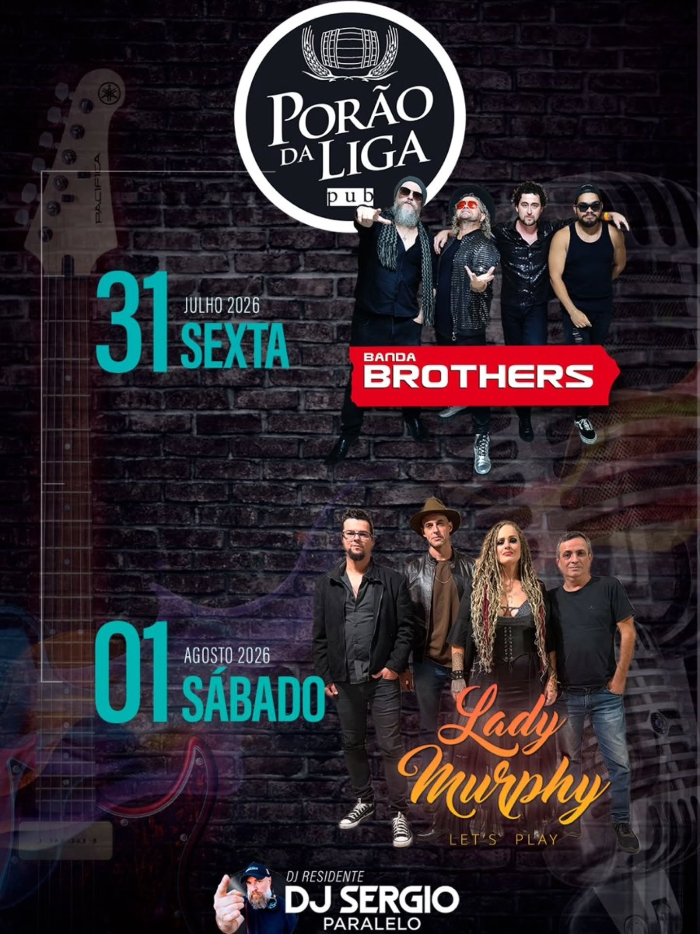 BORA ENCERRAR JULHO COM 2 SUPER SHOWS NO PORÃO ...