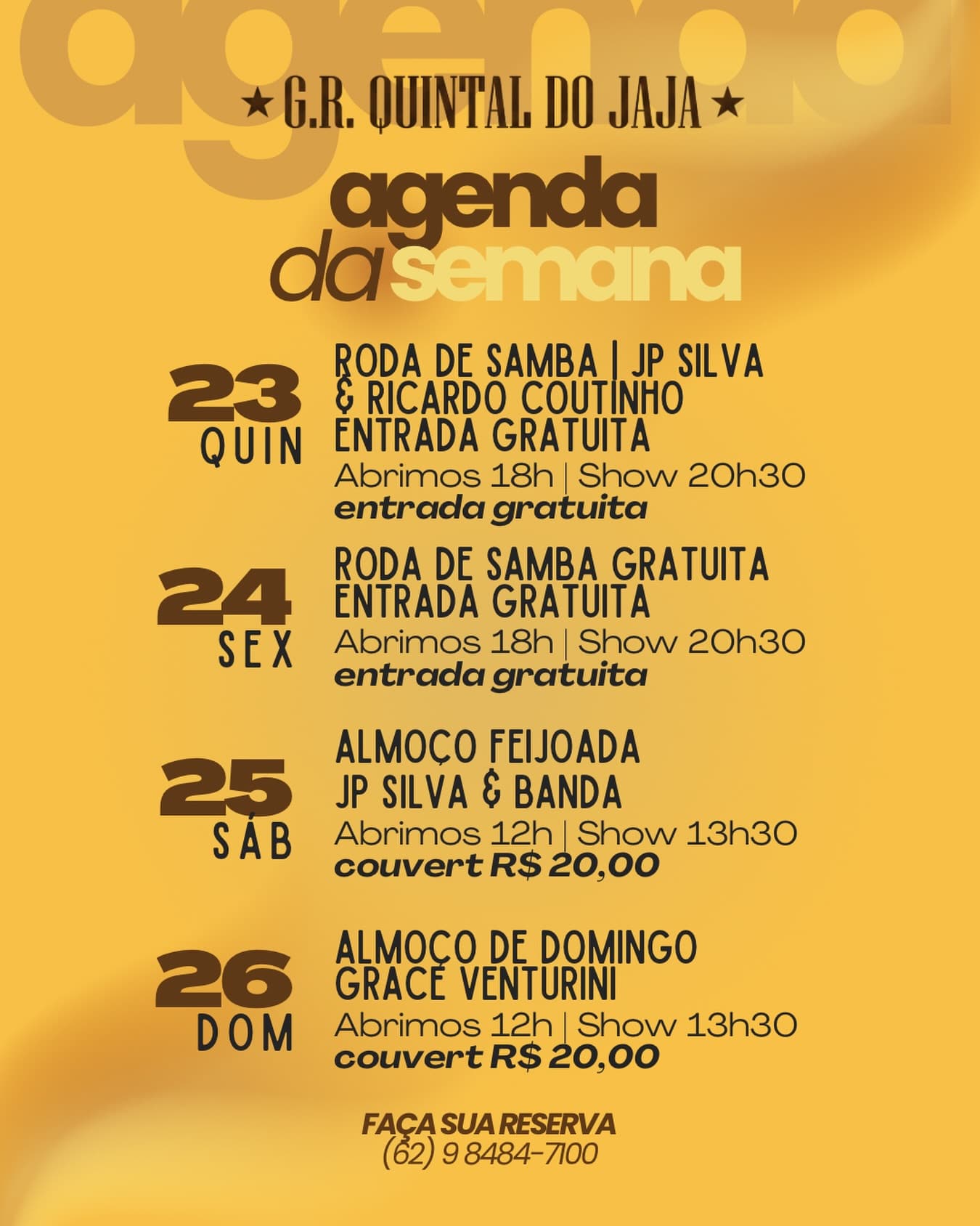 Divulgação de Roda de Samba