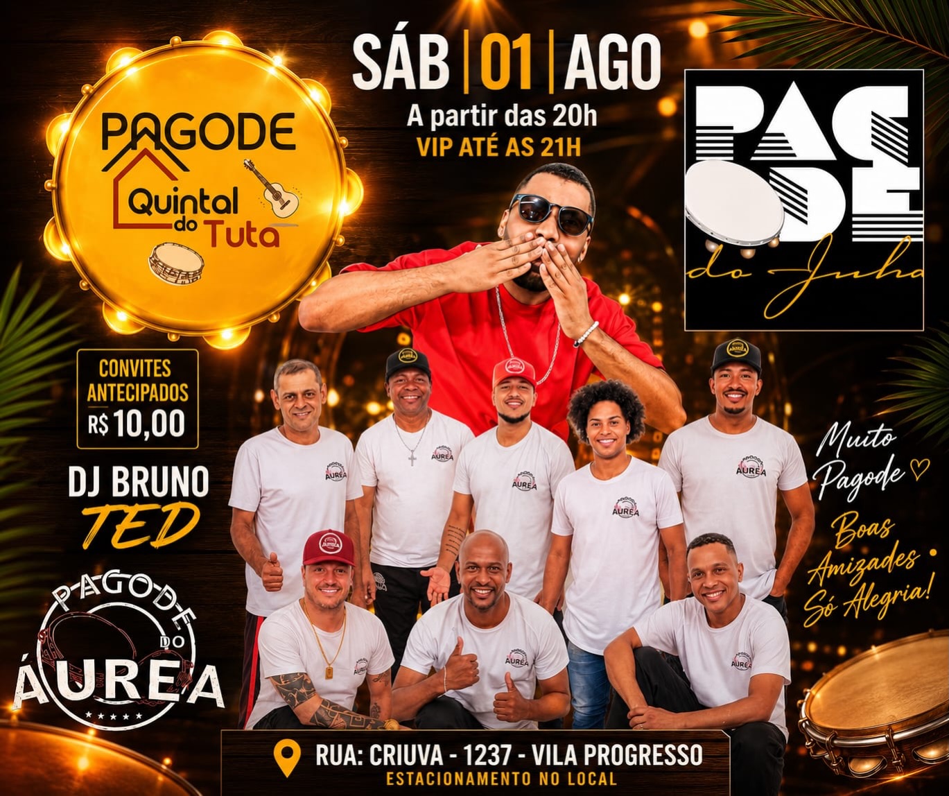 SÁBADO VOCÊS É O NOSSO CONVIDADO COM MUITO SAMB...