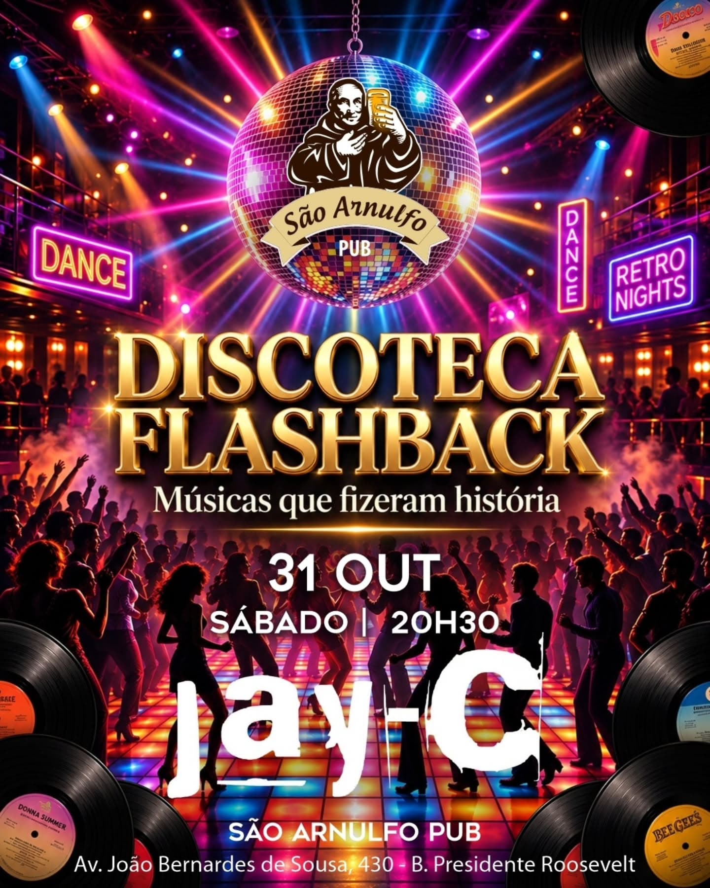 Divulgação de Discoteca Flashback