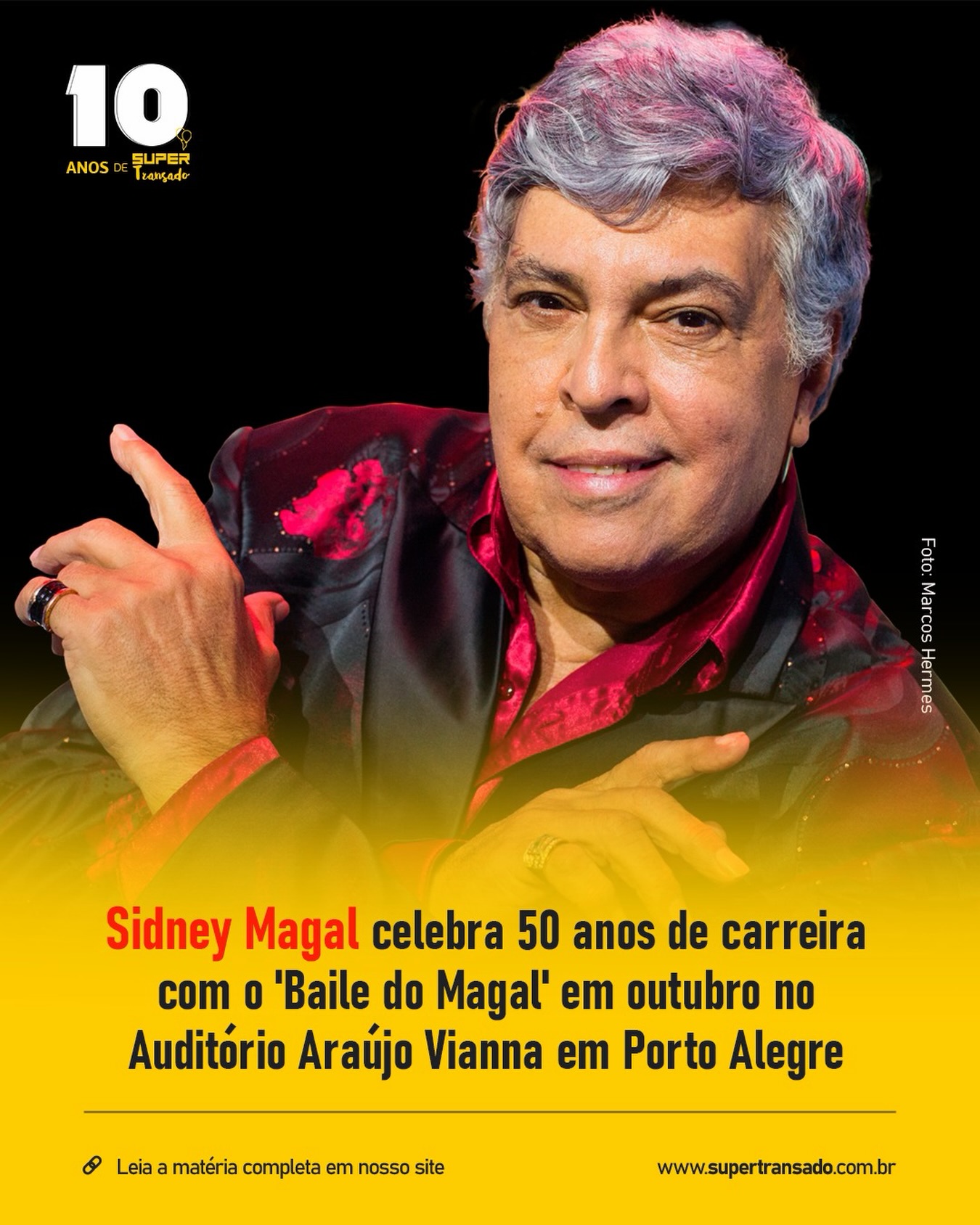 Divulgação de Baile do Magal