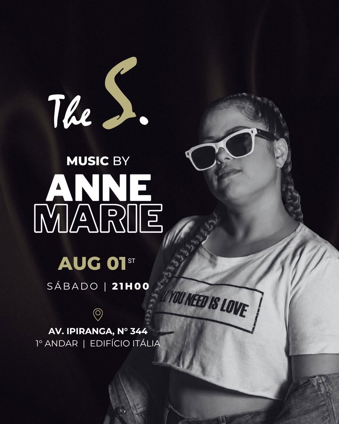 NESTE SÁBADO, ANNE MARIE ABRE O MÊS DE AGOSTO N...