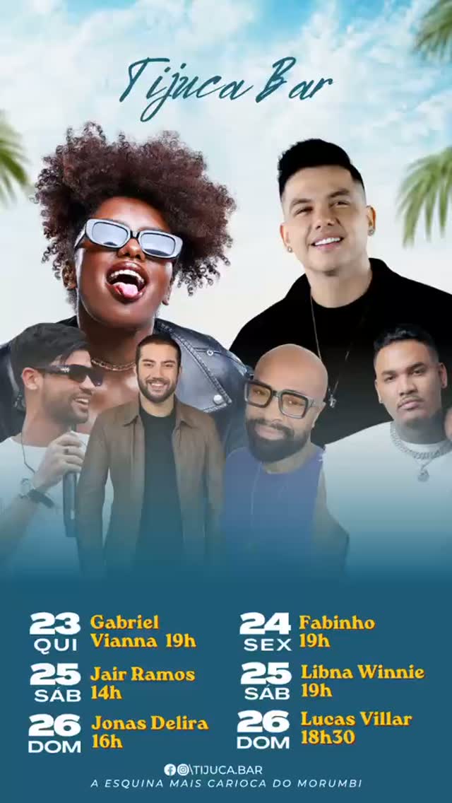 Divulgação de Gabriel Vianna ao vivo
