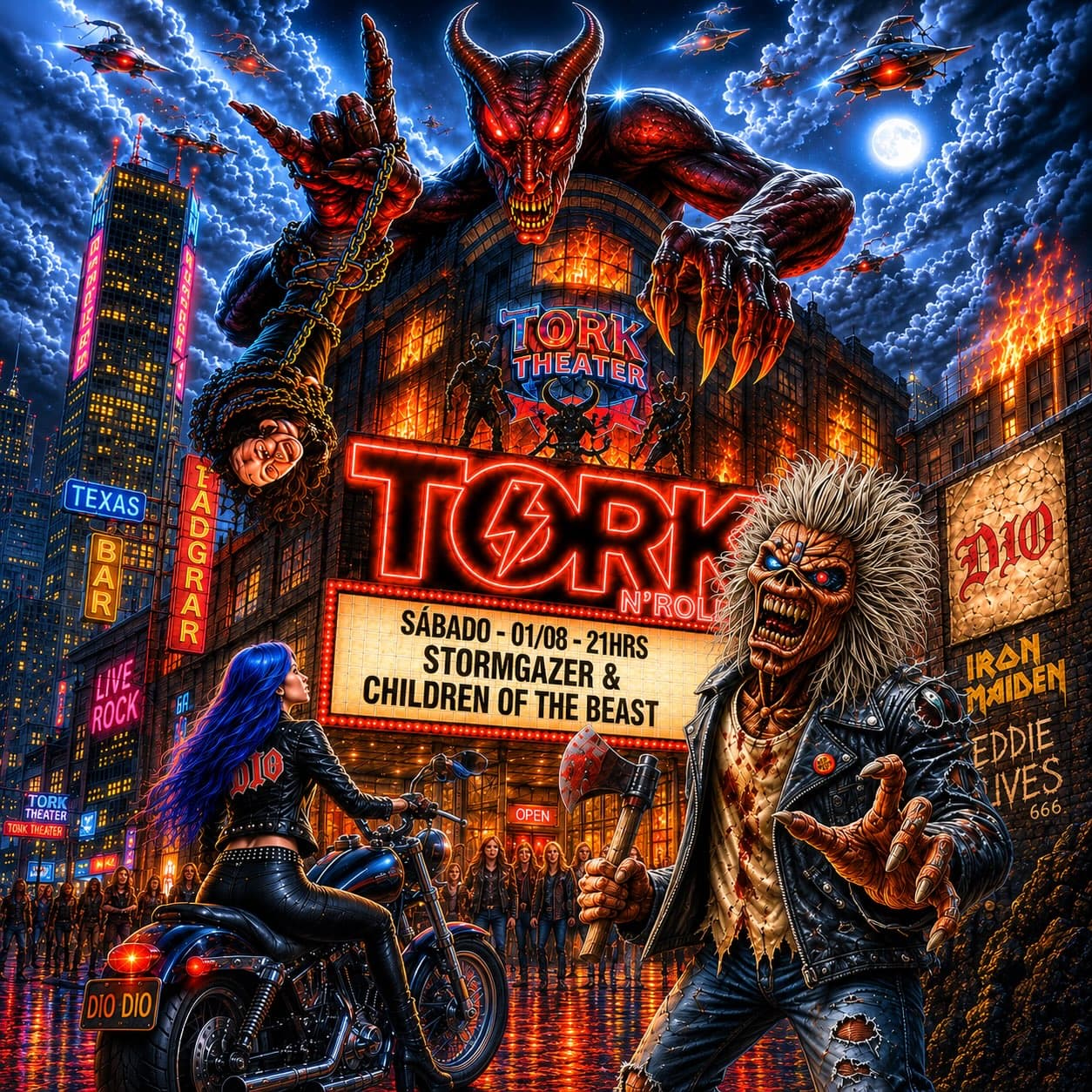 Divulgação de Stormgazer & Children of the Beast - Dio Tribute
