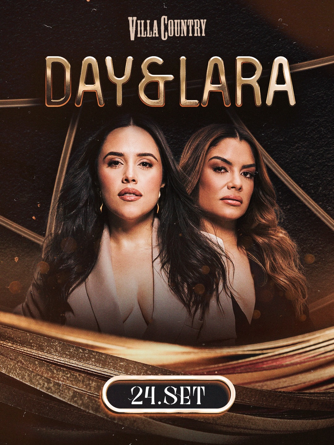 Divulgação de Day & Lara no Villa Country