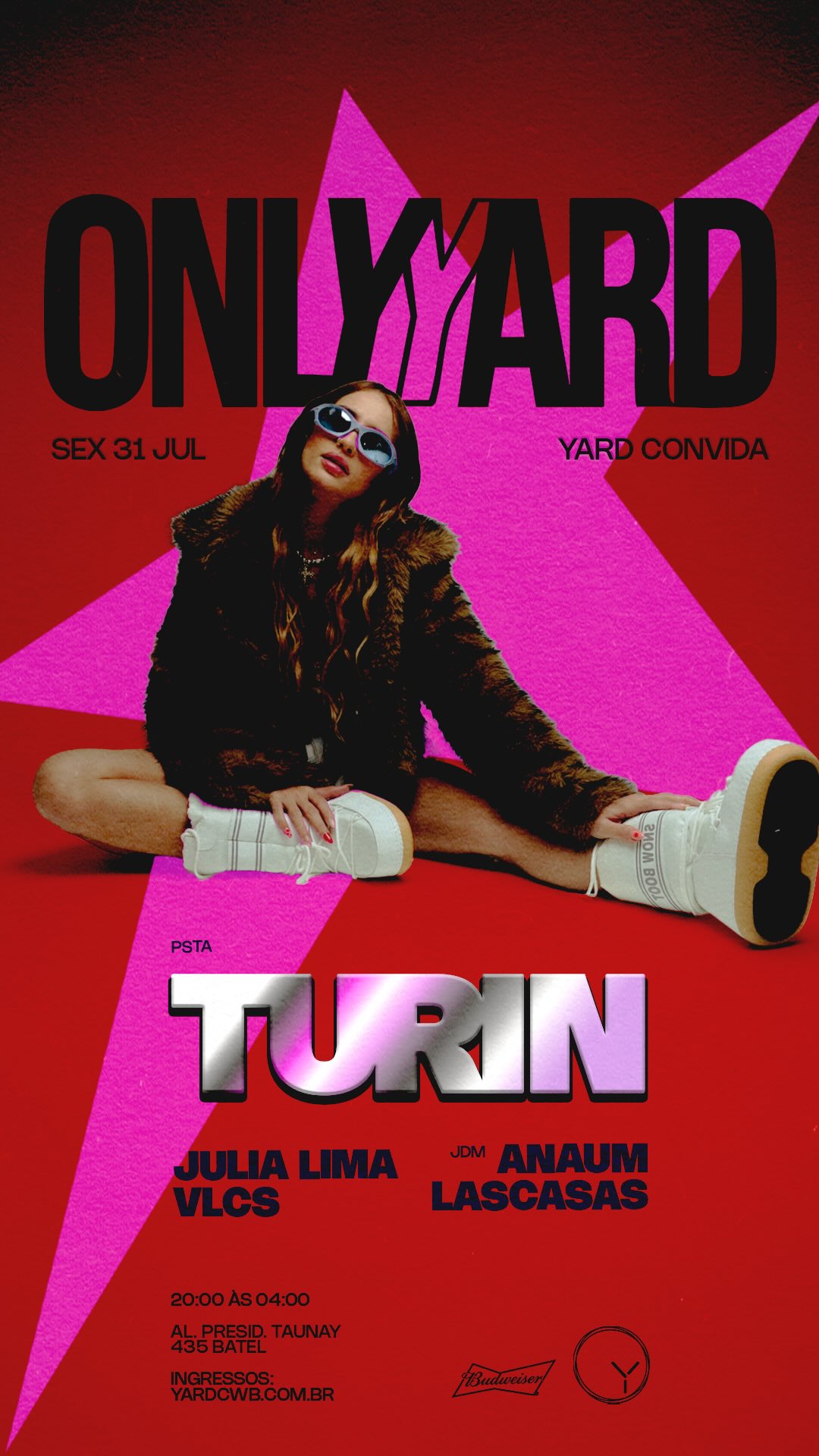 Divulgação de ONLY YARD com TURIN
