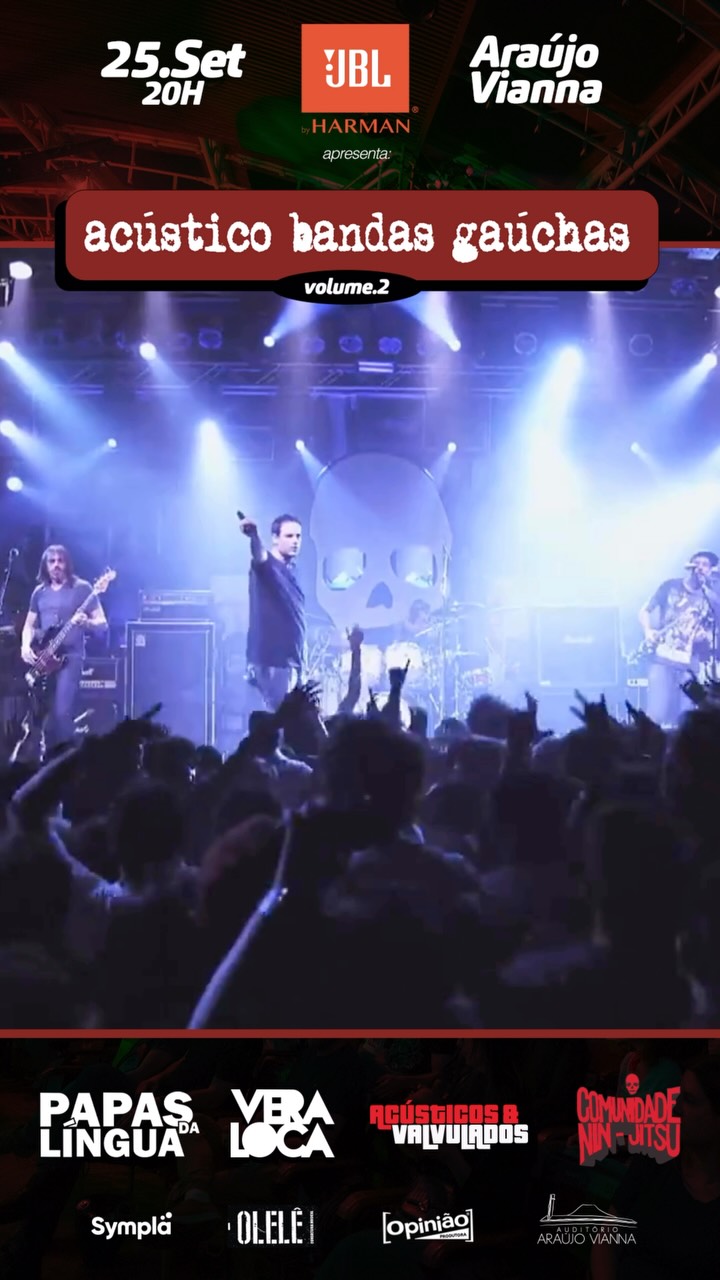 Divulgação de Acústico Bandas Gaúchas