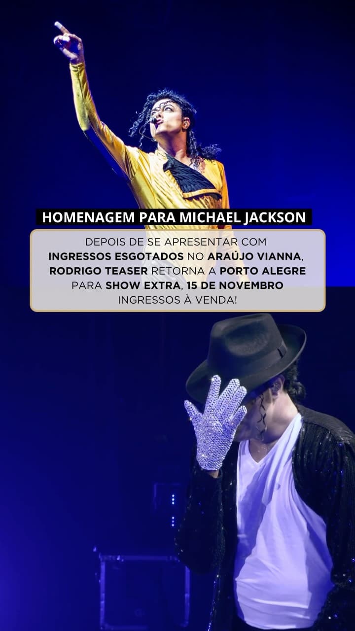 Divulgação de Homenagem para Michael Jackson