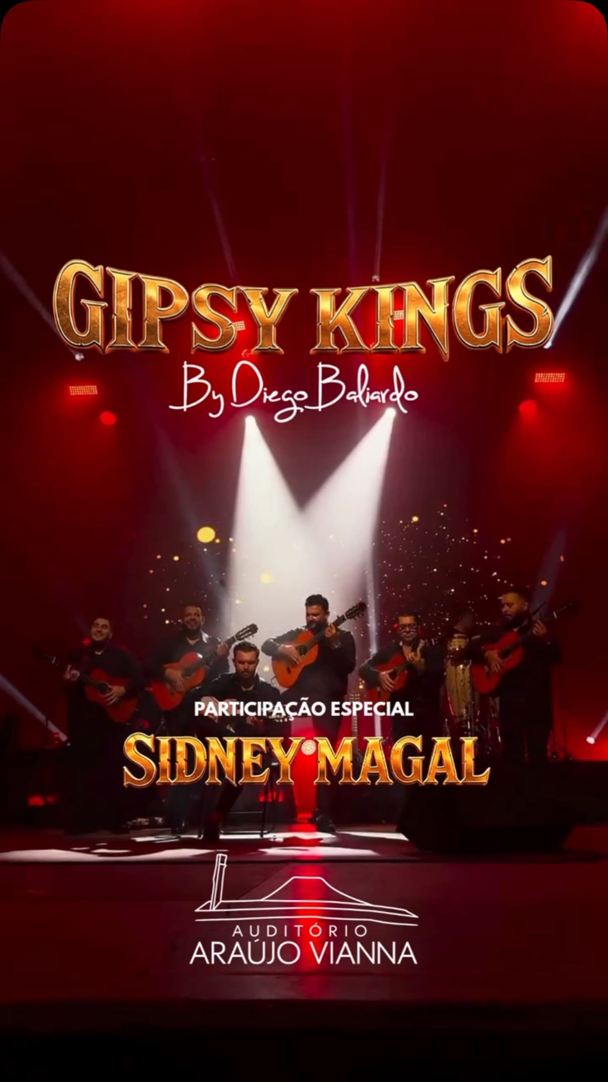 Divulgação de Gipsy Kings by Diego Baliardo e Sidney Magal