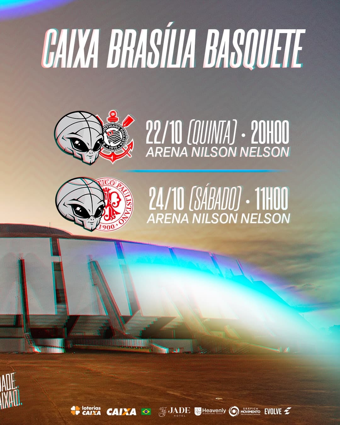 Divulgação de CAIXA Brasília Basquete x Paulistano
