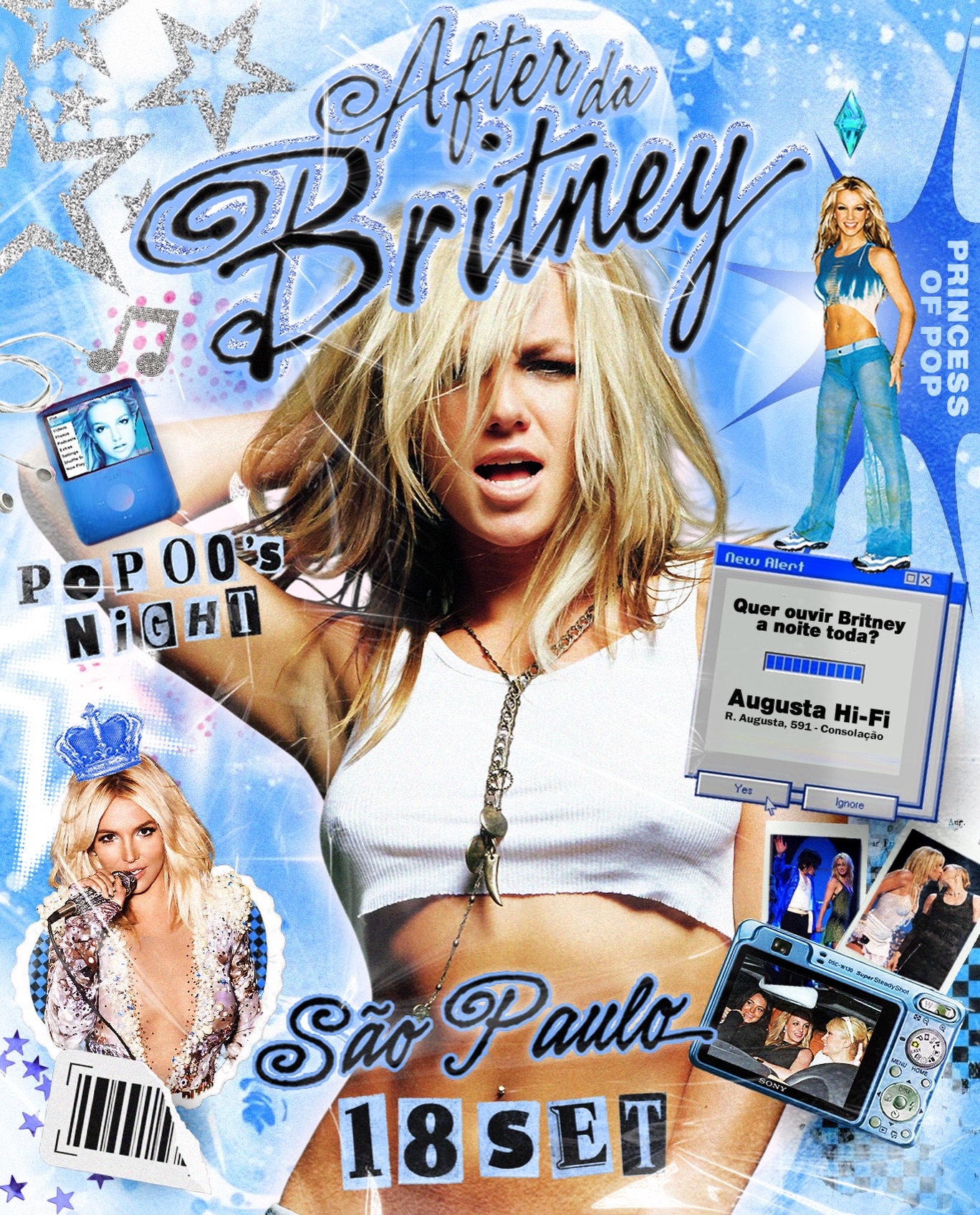 Divulgação de After da Britney - POP 00's NIGHT