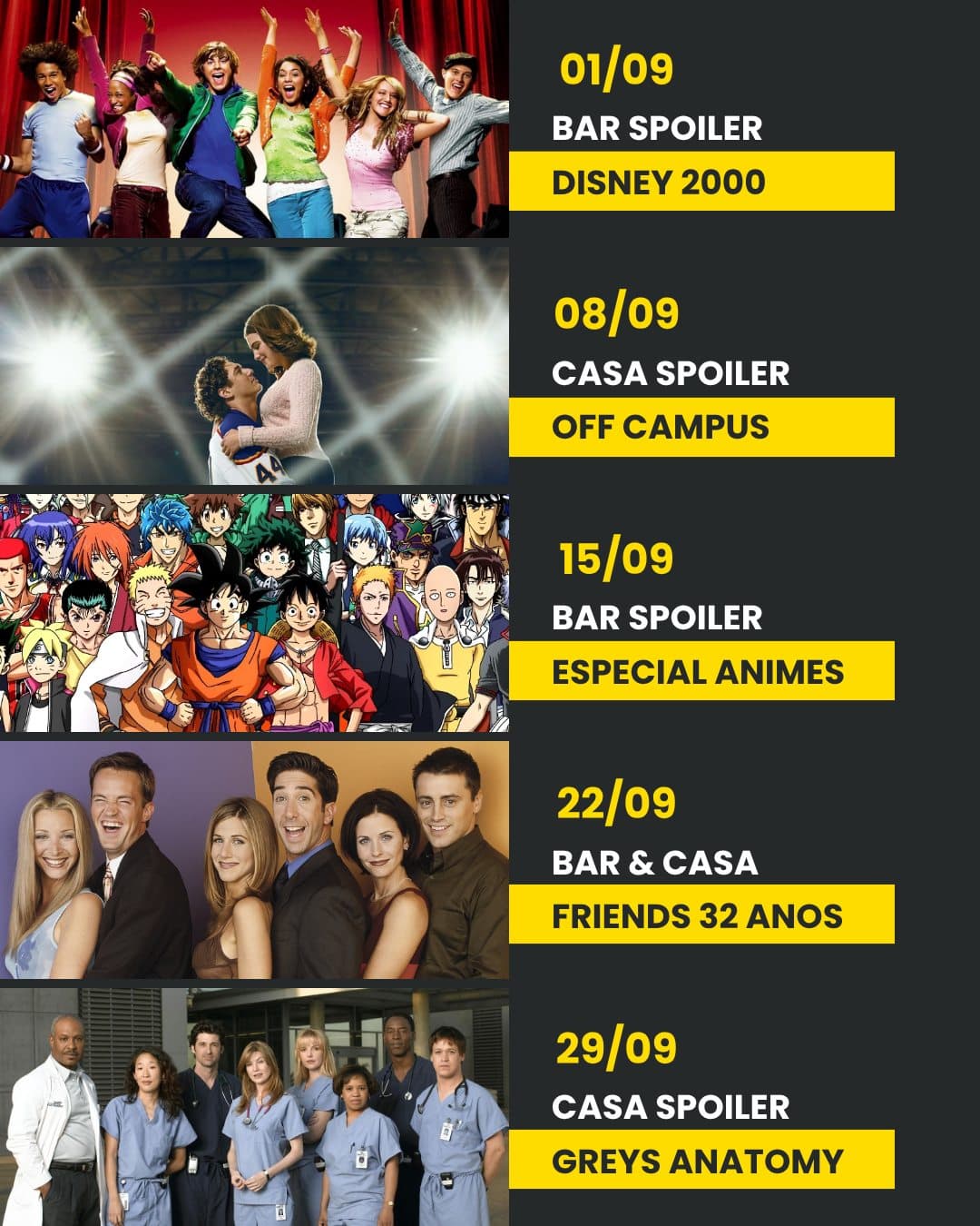 Divulgação de Quiz Night - Friends 32 anos
