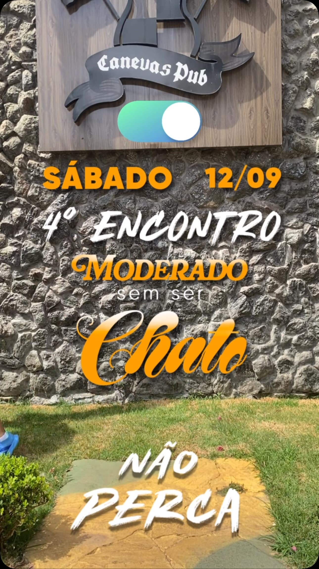 Divulgação de 4º Encontro: Moderado Sem Ser Chato