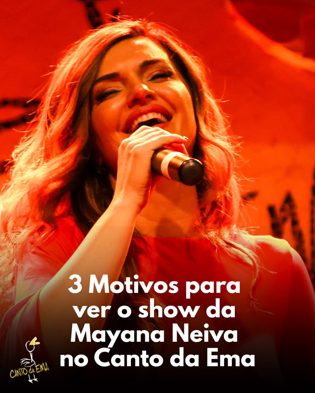 Divulgação de Show da Mayana Neiva