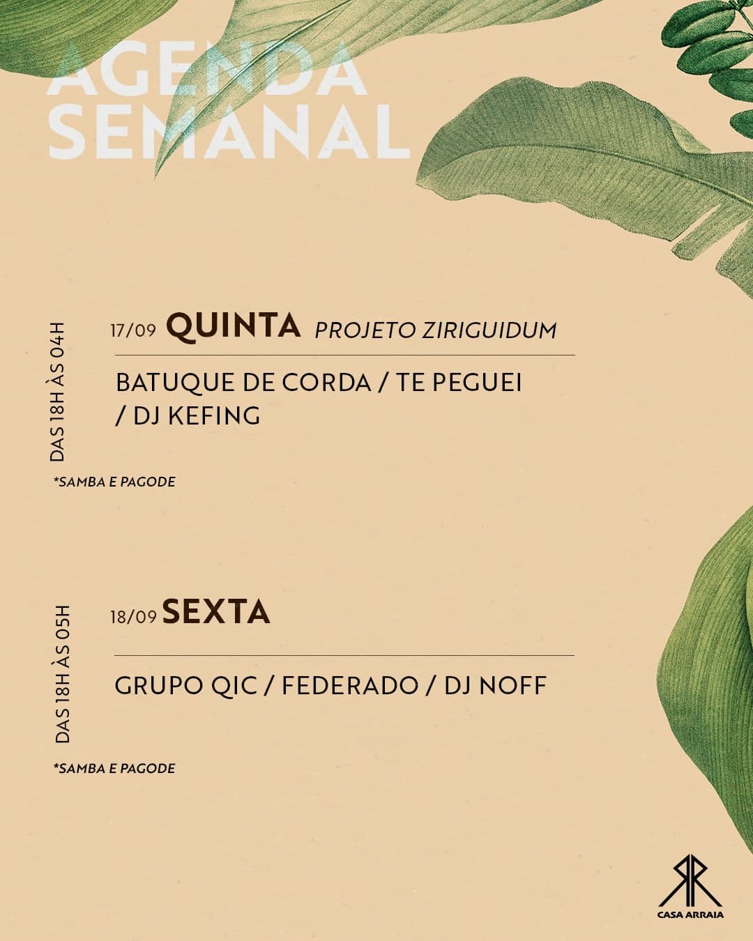 Divulgação de Projeto Ziriguidum