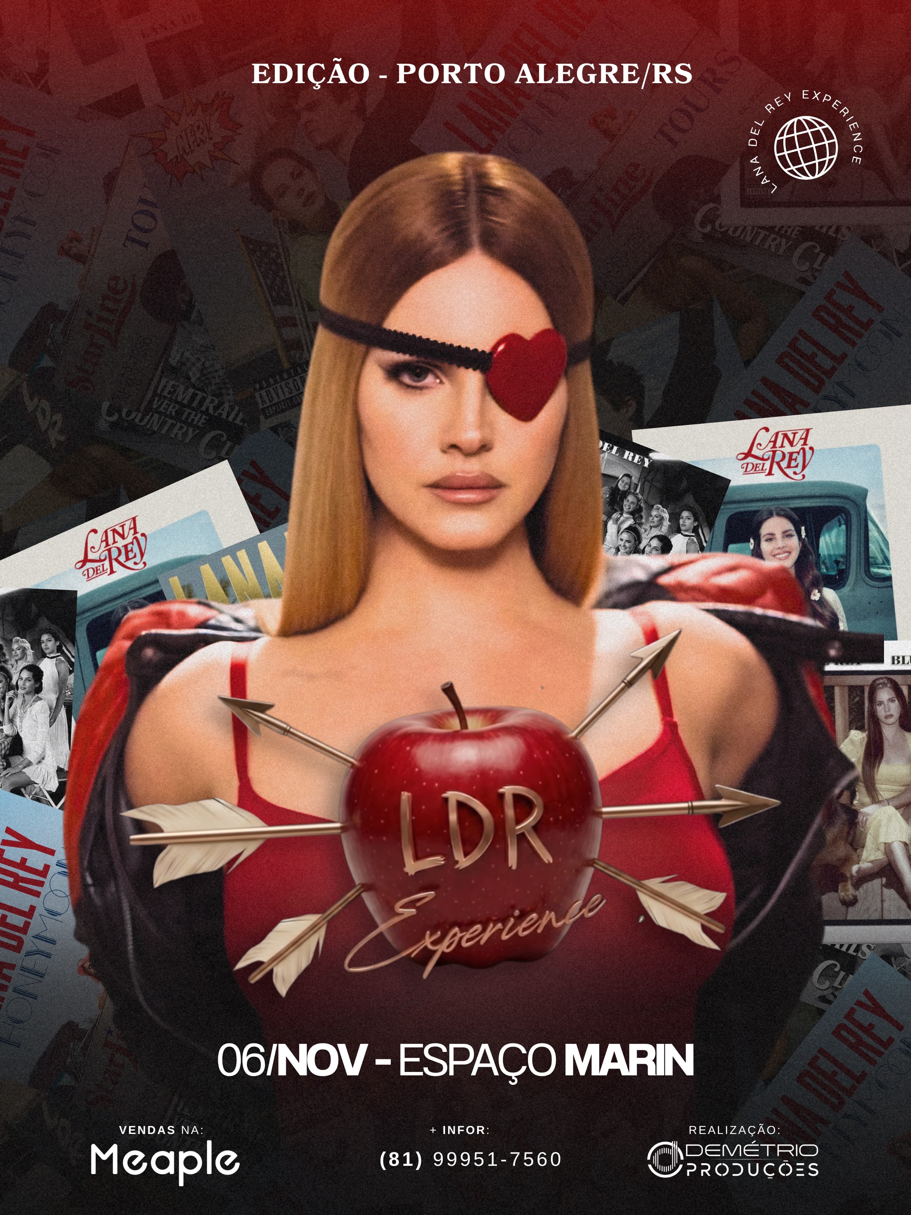 Divulgação de Lana Del Rey Experience
