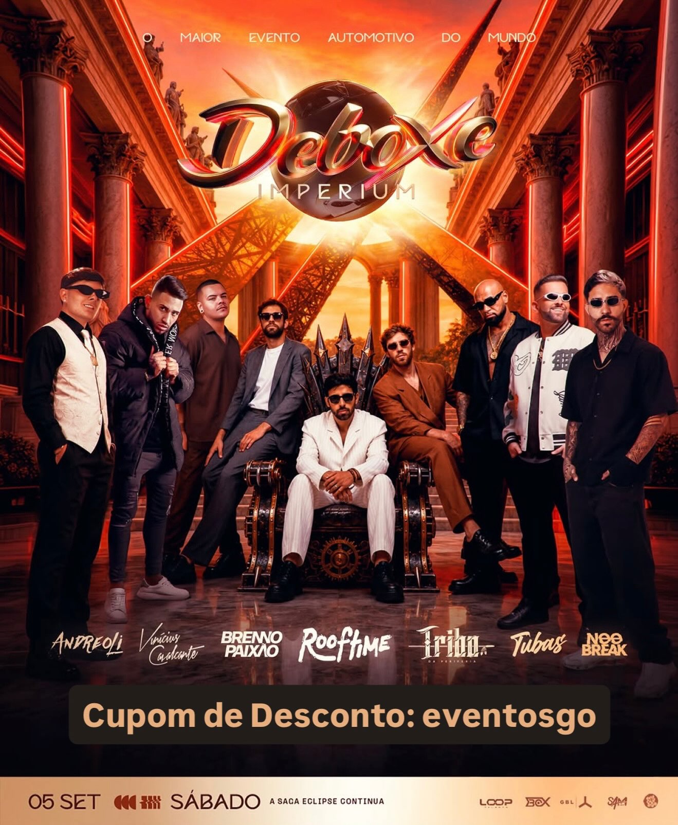Divulgação de Deboxe Impérium