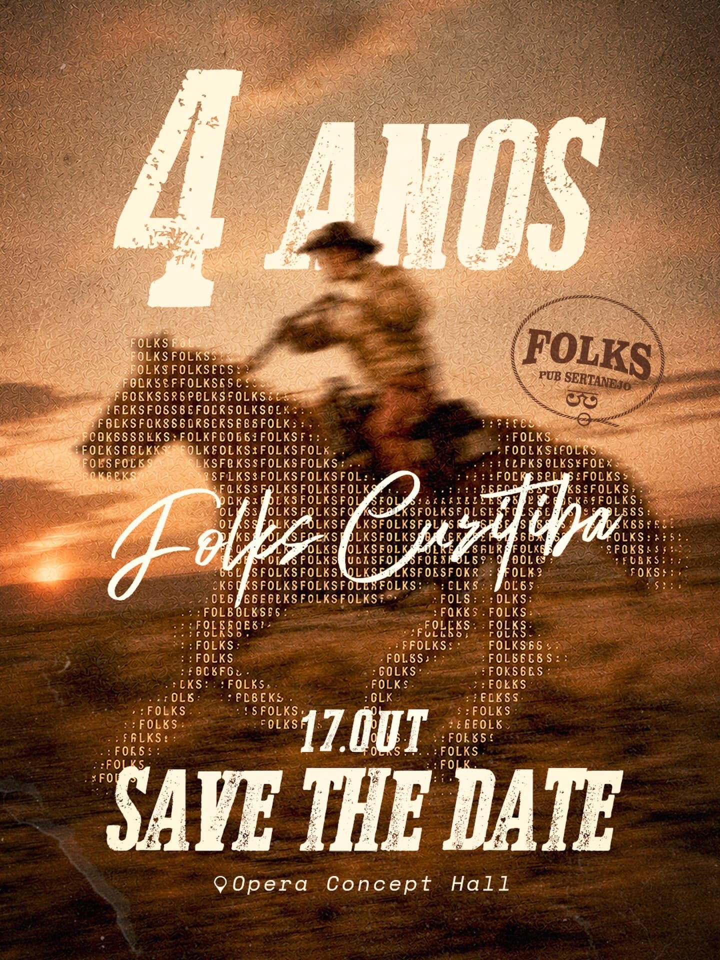 Divulgação de Folks 4 Anos
