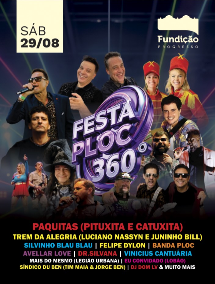 Divulgação de Festa Ploc 360