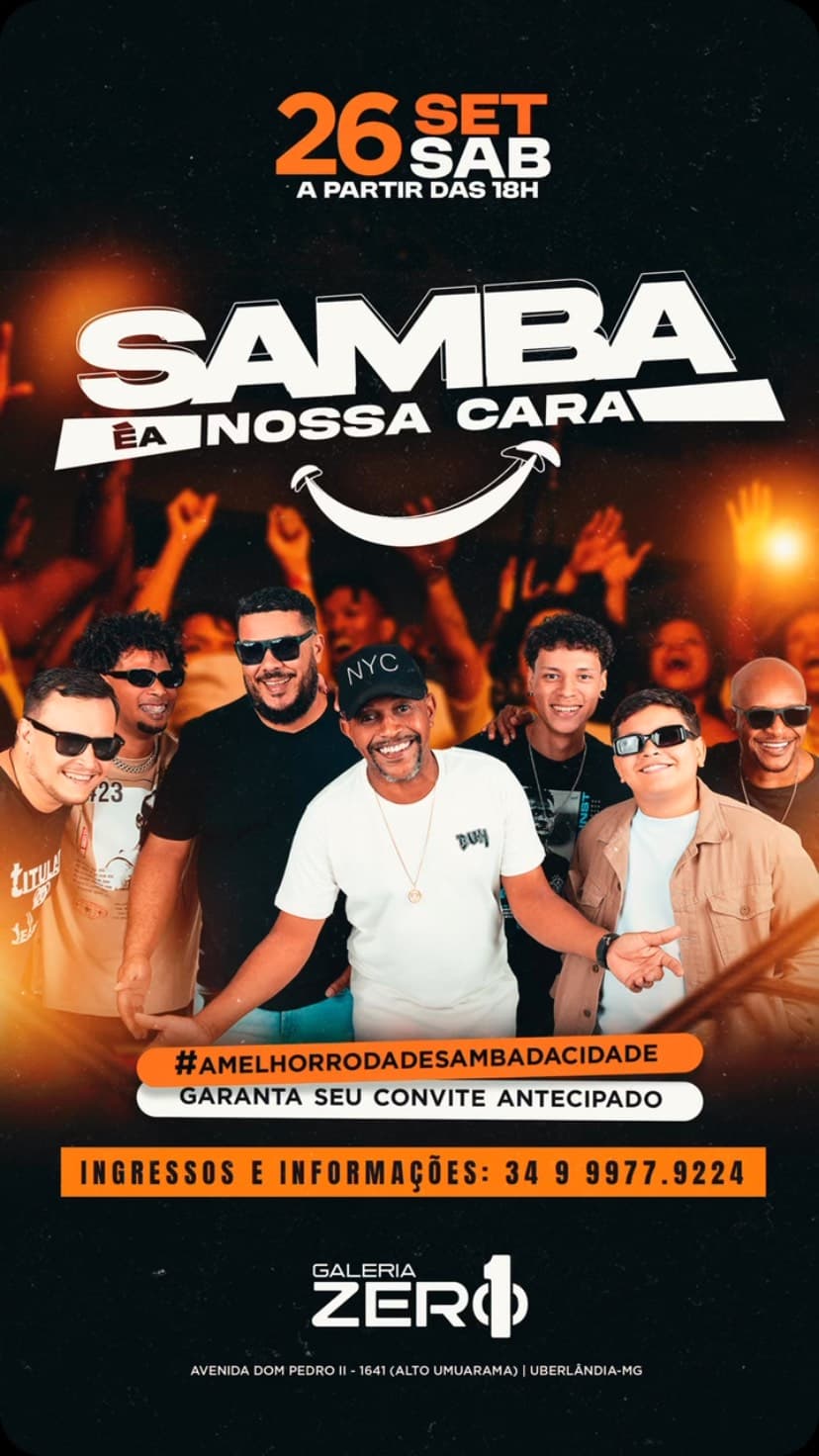 Divulgação de Samba é a Nossa Cara