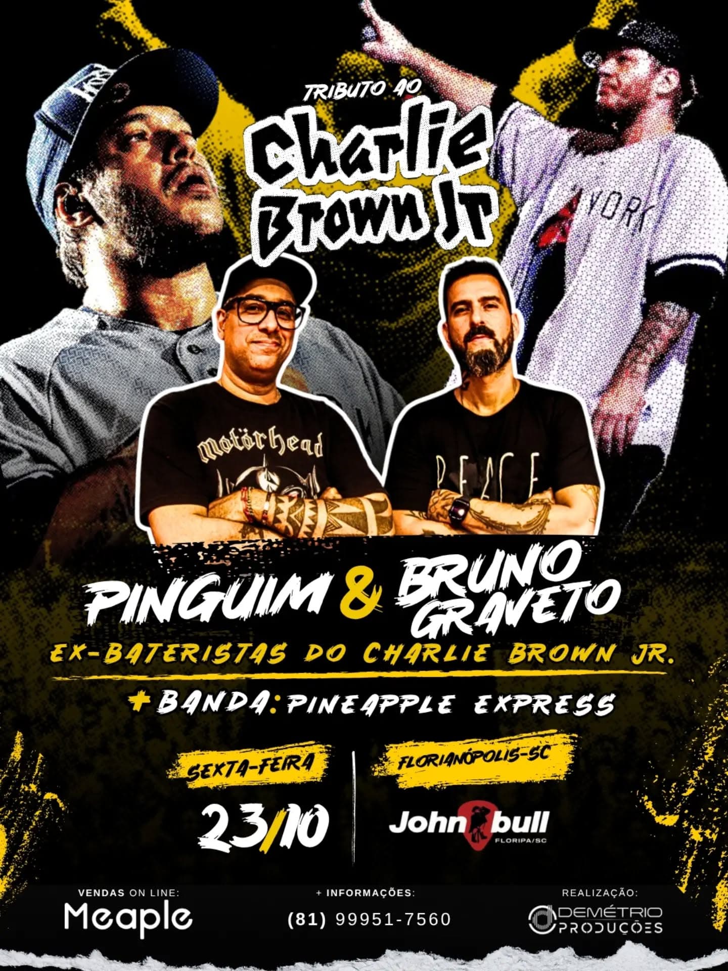Divulgação de Tributo especial ao Charlie Brown Jr
