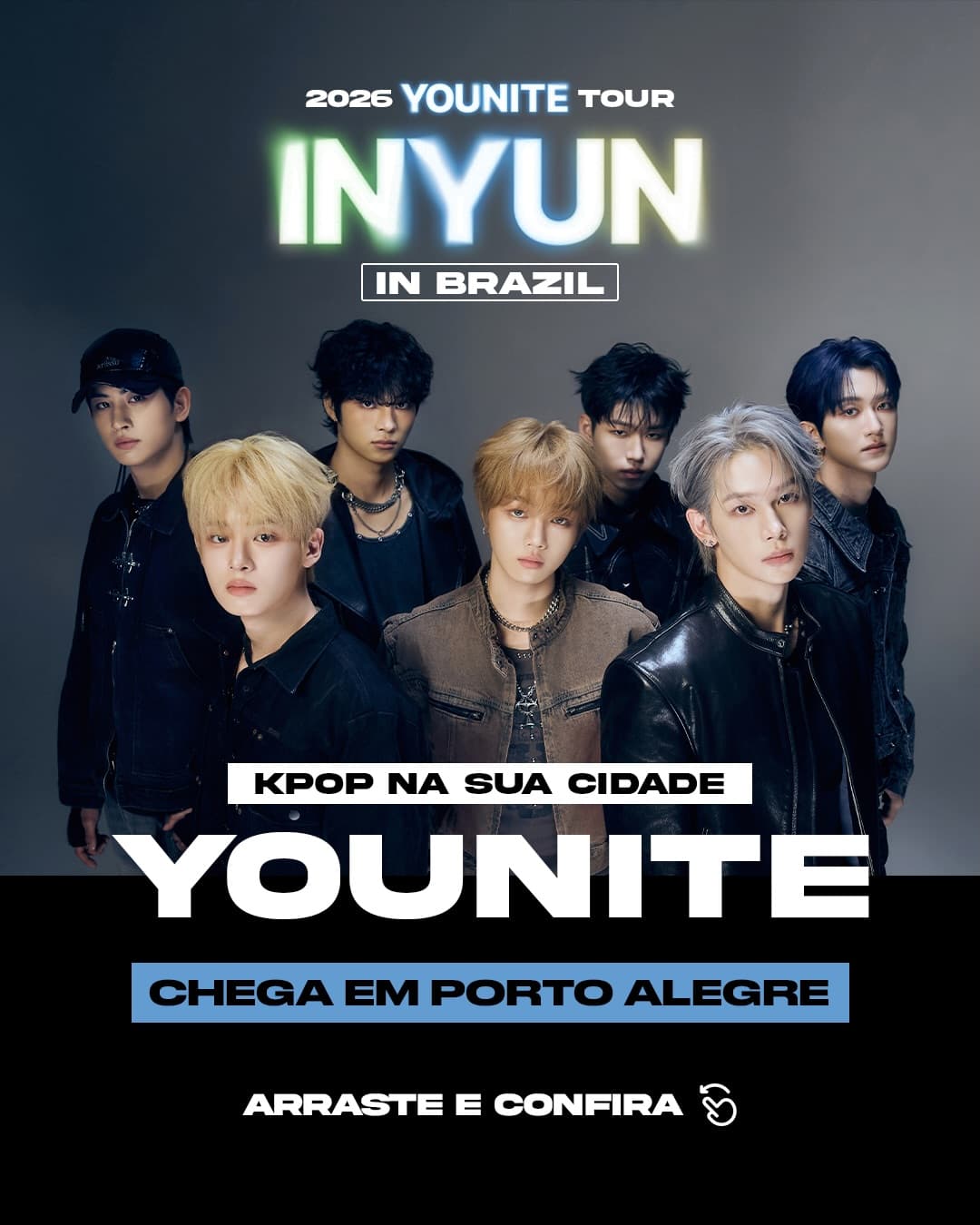 Divulgação de 2026 YOUNITE TOUR – INYUN IN BRAZIL