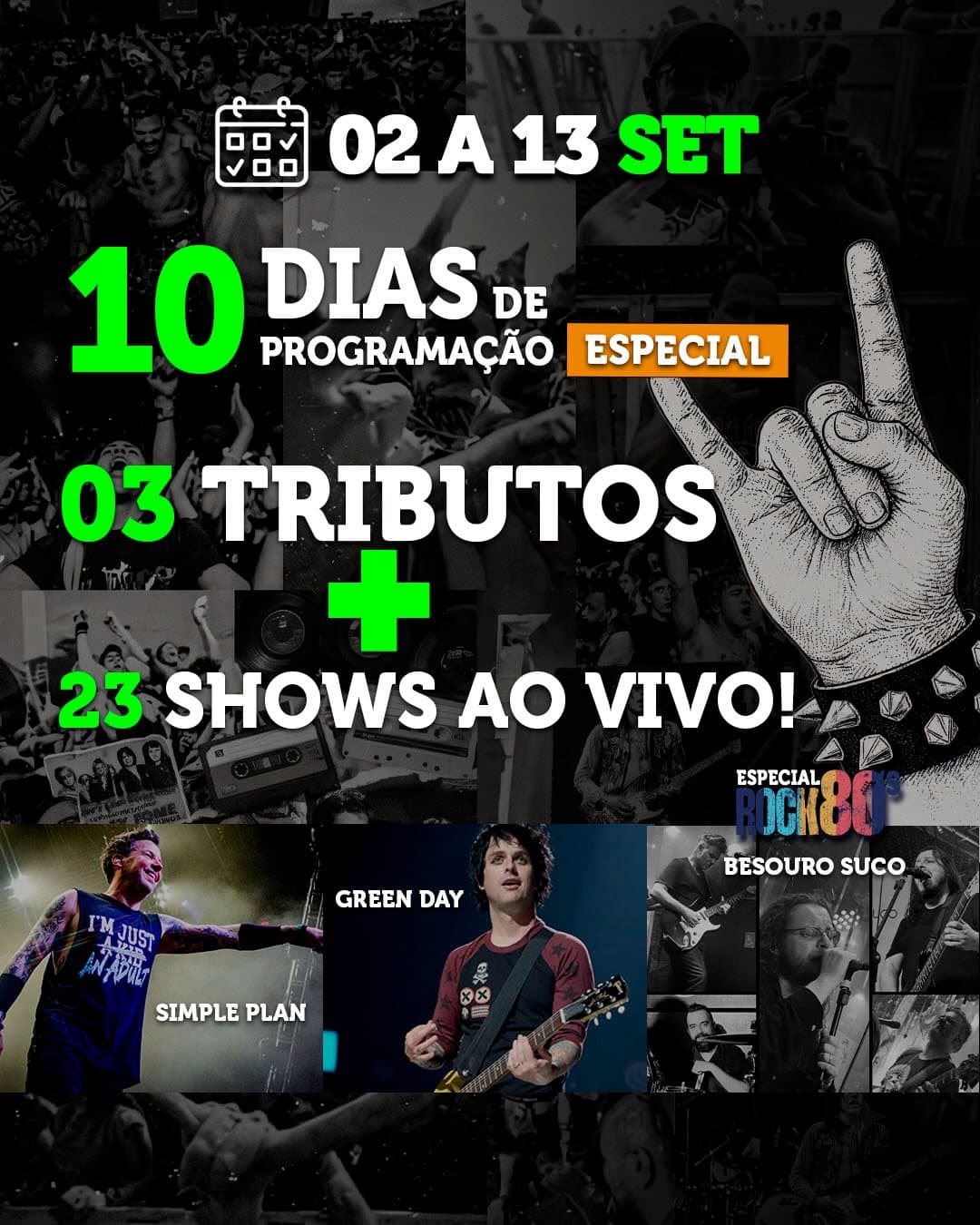 Divulgação de Besouro Suco; John Andrade; Nalla Rocks; Draxx Duo