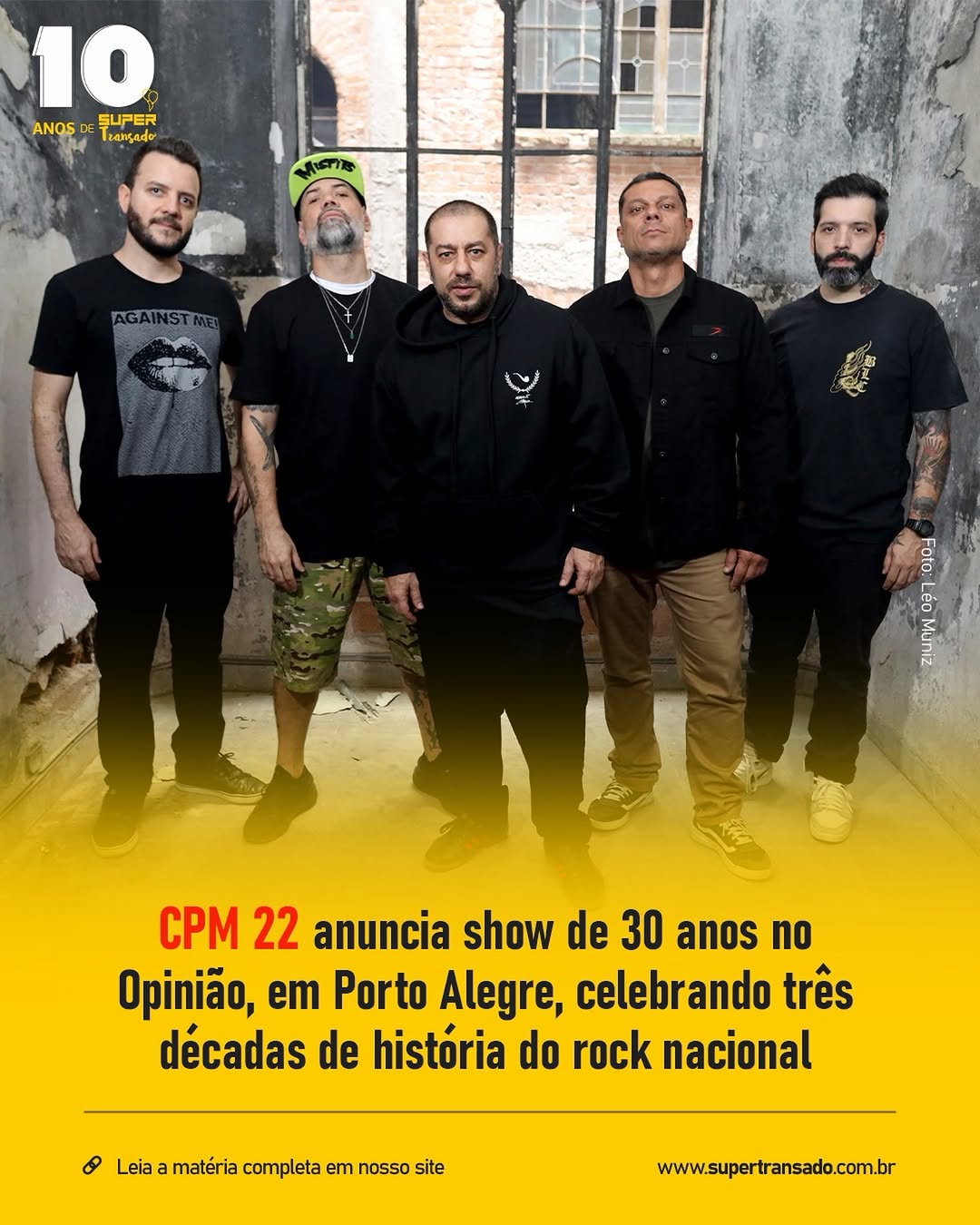 Divulgação de CPM 22 – Turnê 30 Anos