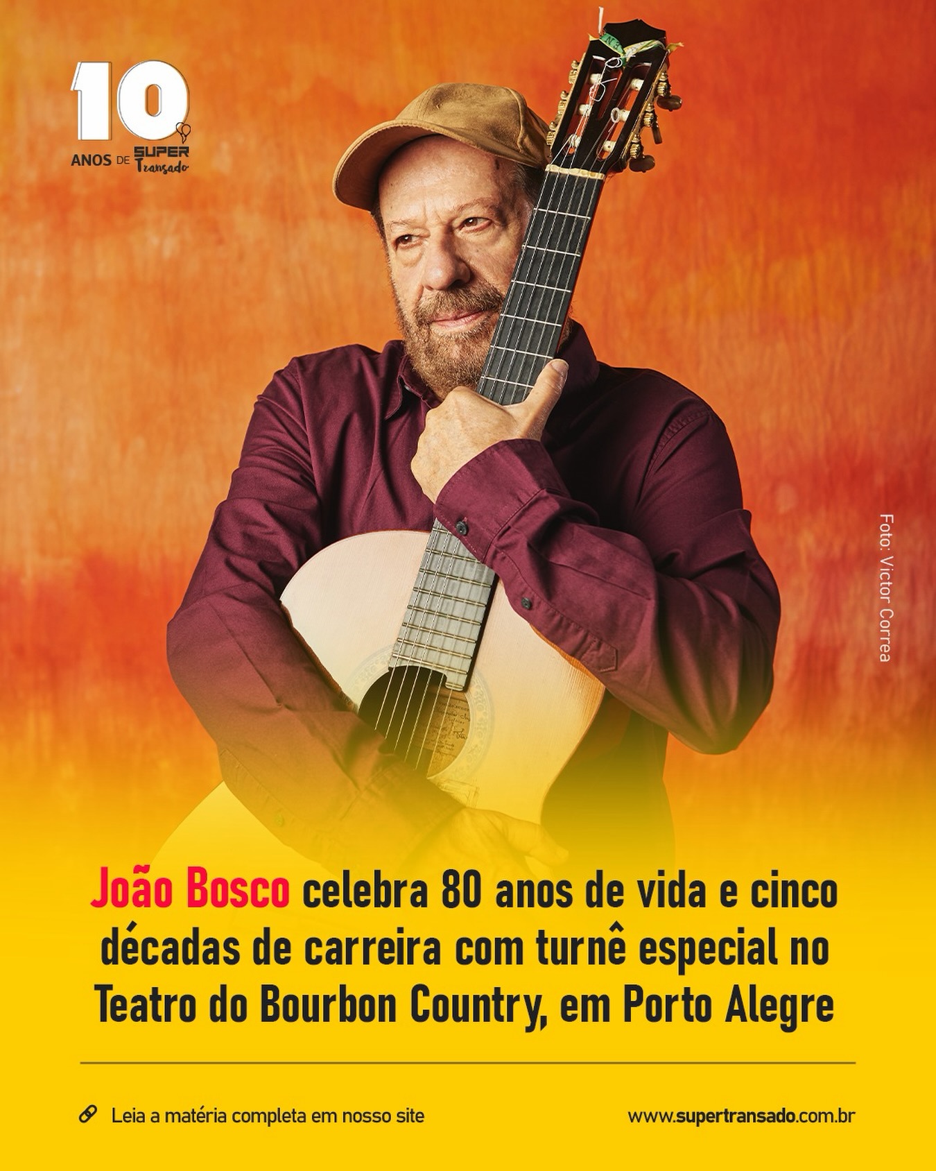 Divulgação de João Bosco 80 Anos