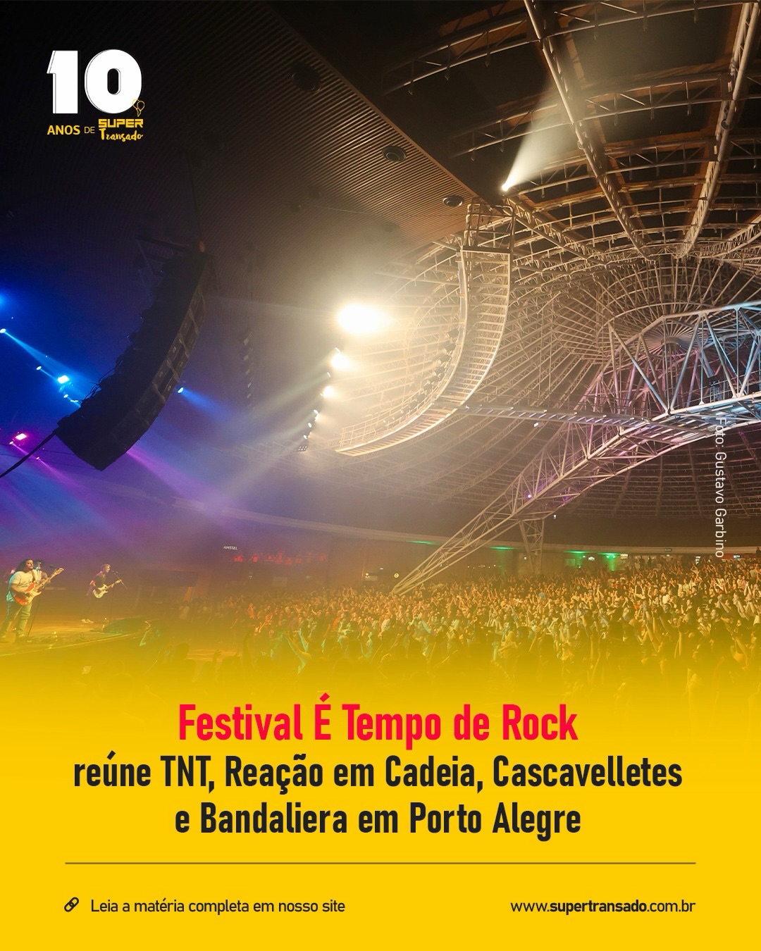 Divulgação de Festival É Tempo de Rock