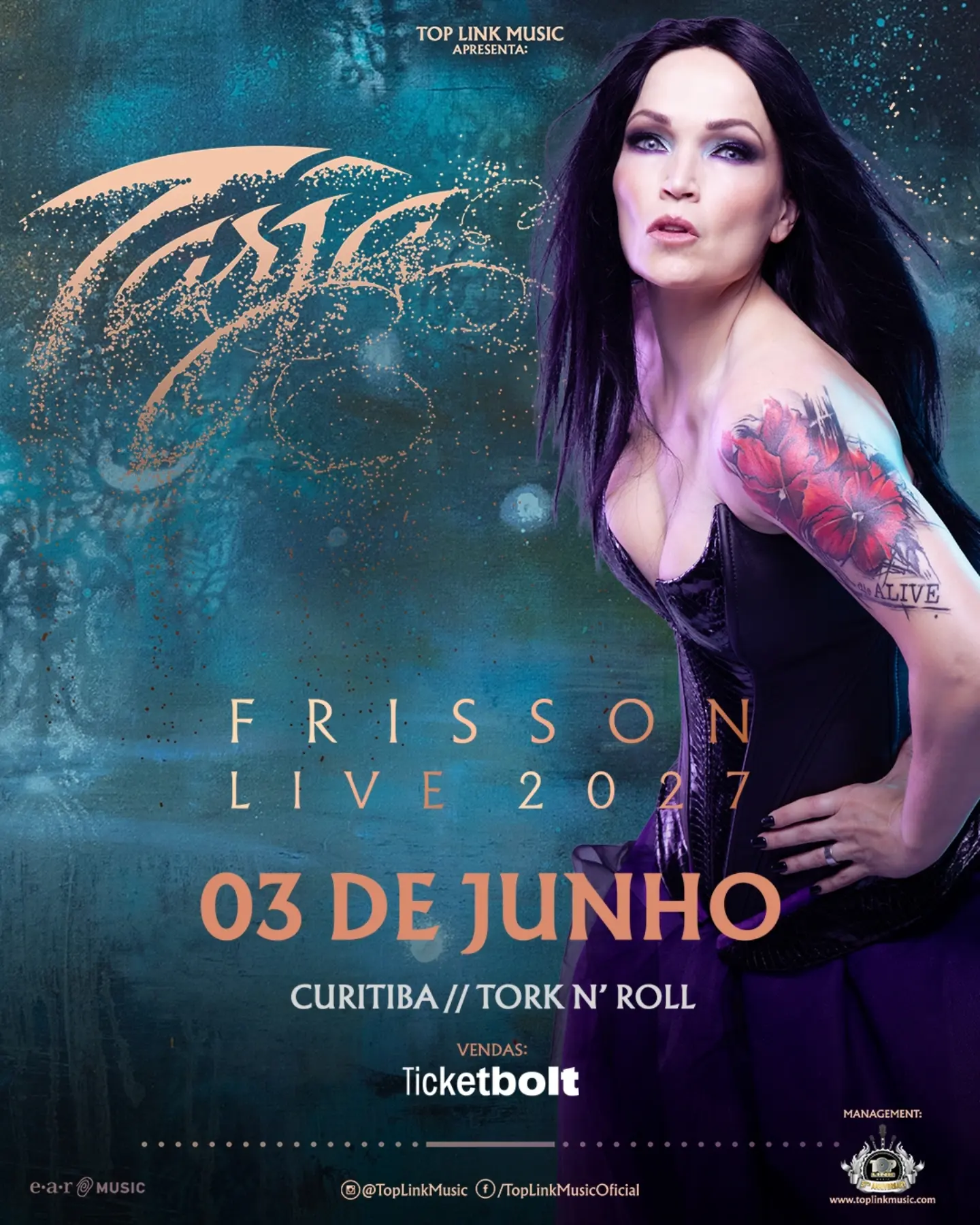 Divulgação de Frisson Live